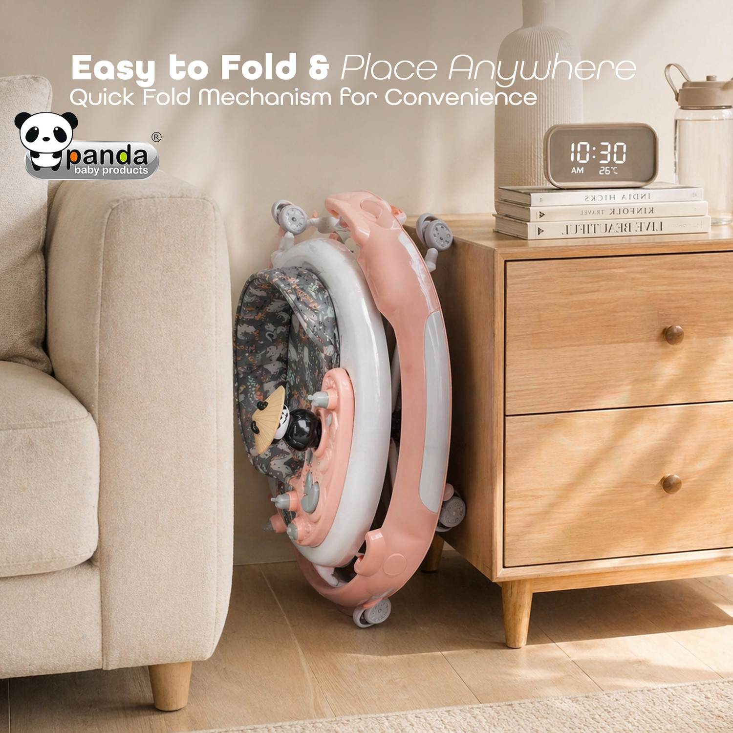Image of PANDA BABY PRODUCTS Musical Activity Walker With Parent Rod