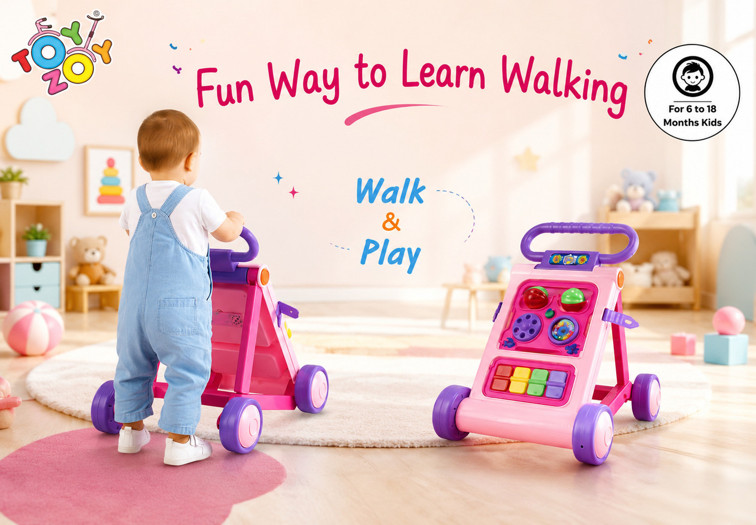 Image of Toyzoy Musical Activity Walker