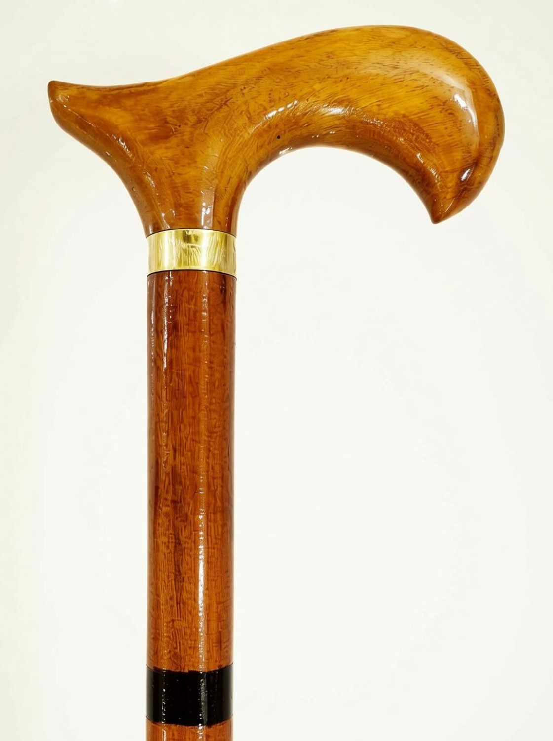 Image of Elit Mart Wooden walking stick for Man Woman And Old People Pack Of 1 Walking Stick