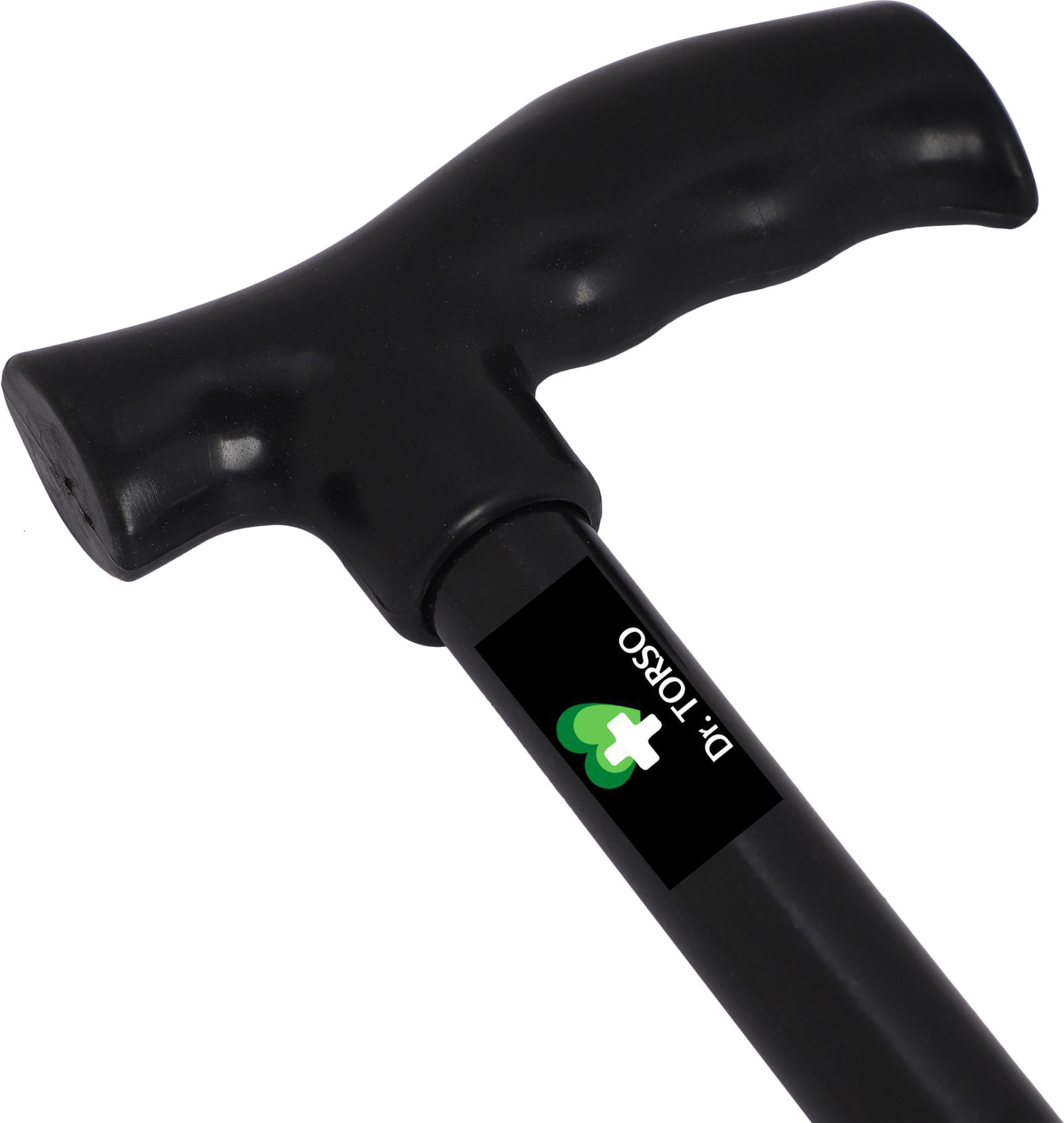 Image of Dr. TORSO Black Edition Walking Stick With Strong Body for Men /Women, old age People Walking Stick