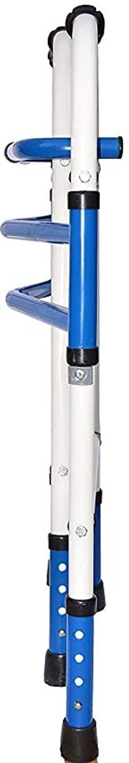 Image of kgn surgical Light Weight Height Adjustable Foldable wr 76 Walker for Adult & Old Age People Walking Stick