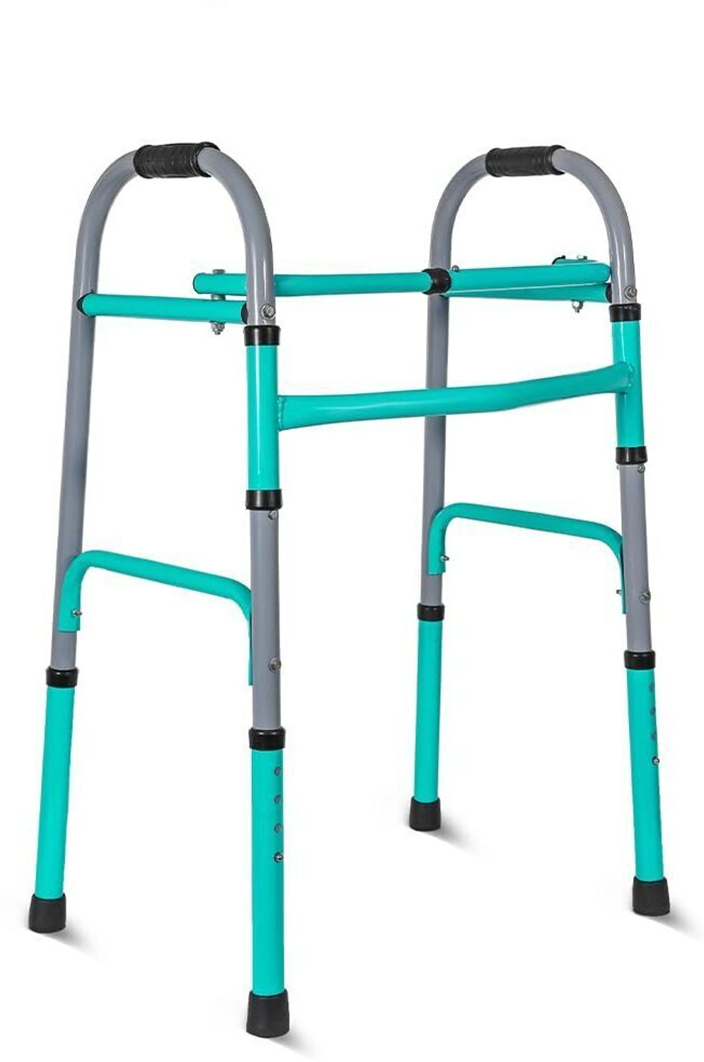 Image of TryFit Eco Walker Lightweight Foldable Walker with Adjustable Height Anti-Skid Grip Walking Stick