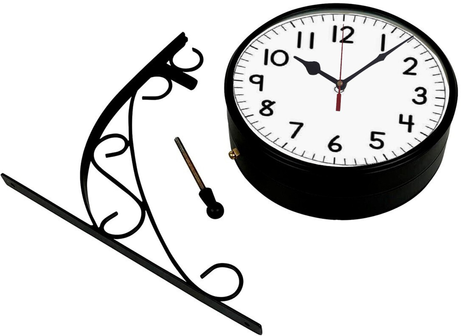 Image of Saree House Analog 30 cm X 25 cm Wall Clock