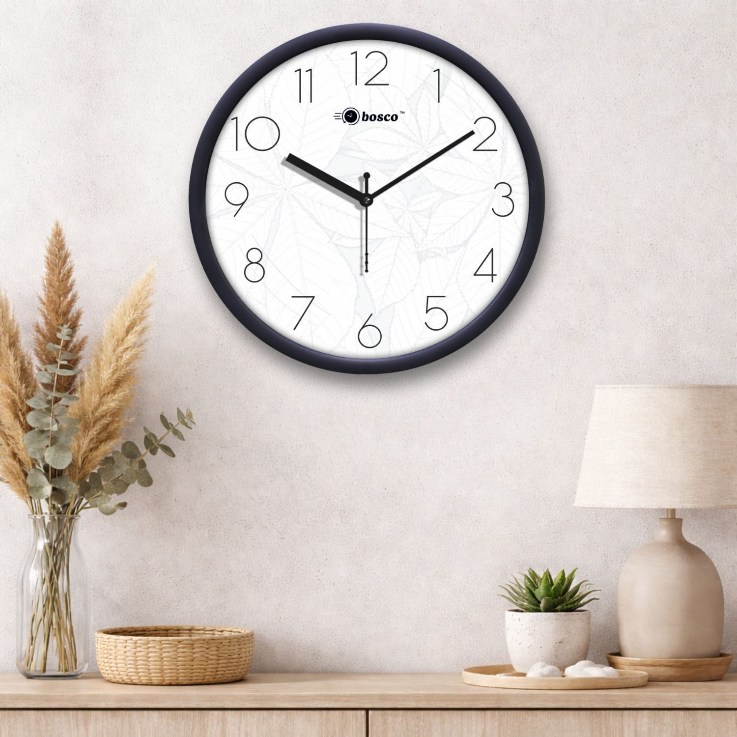 Image of BOSCO Analog 28 cm X 28 cm Wall Clock