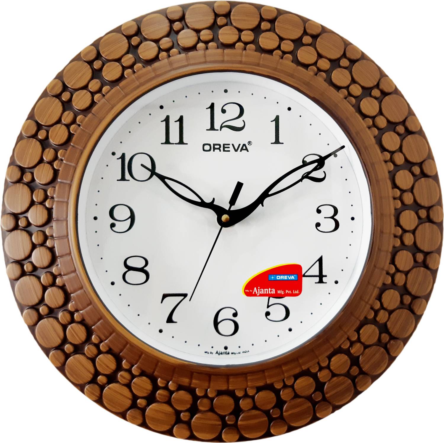 AJANTA Analog 30 cm X 30 cm Wall Clock (Multicolor, With Glass, S