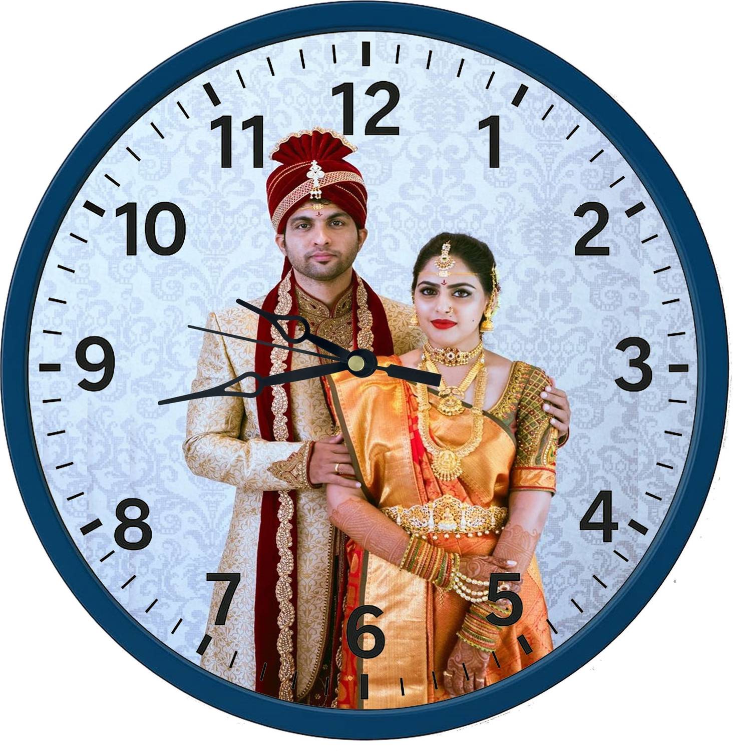 NET DATA EXPRESS Analog 30 cm X 30 cm Wall Clock (Multicolor, Wit