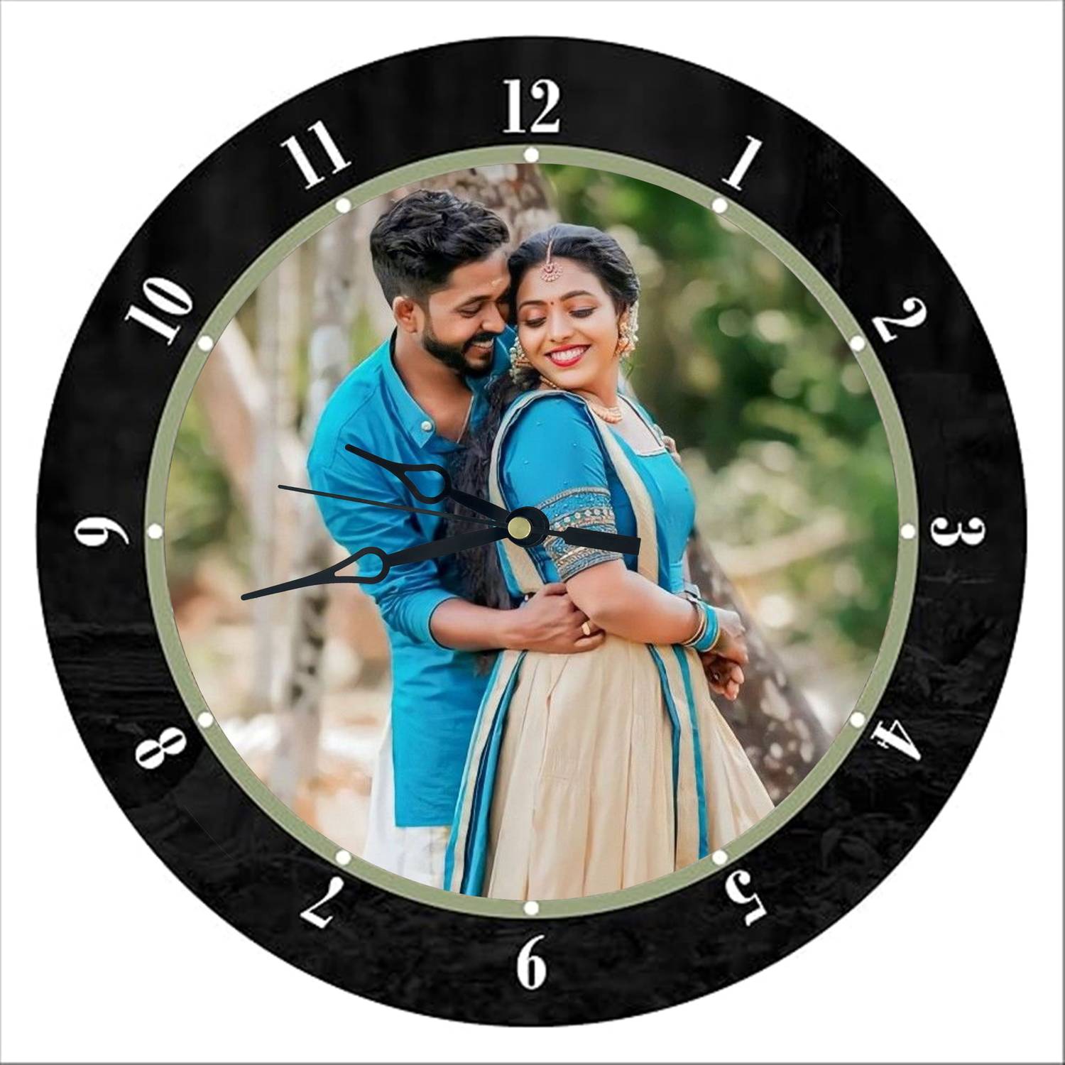 NET DATA EXPRESS Analog 31 cm X 31 cm Wall Clock (Multicolor, Wit