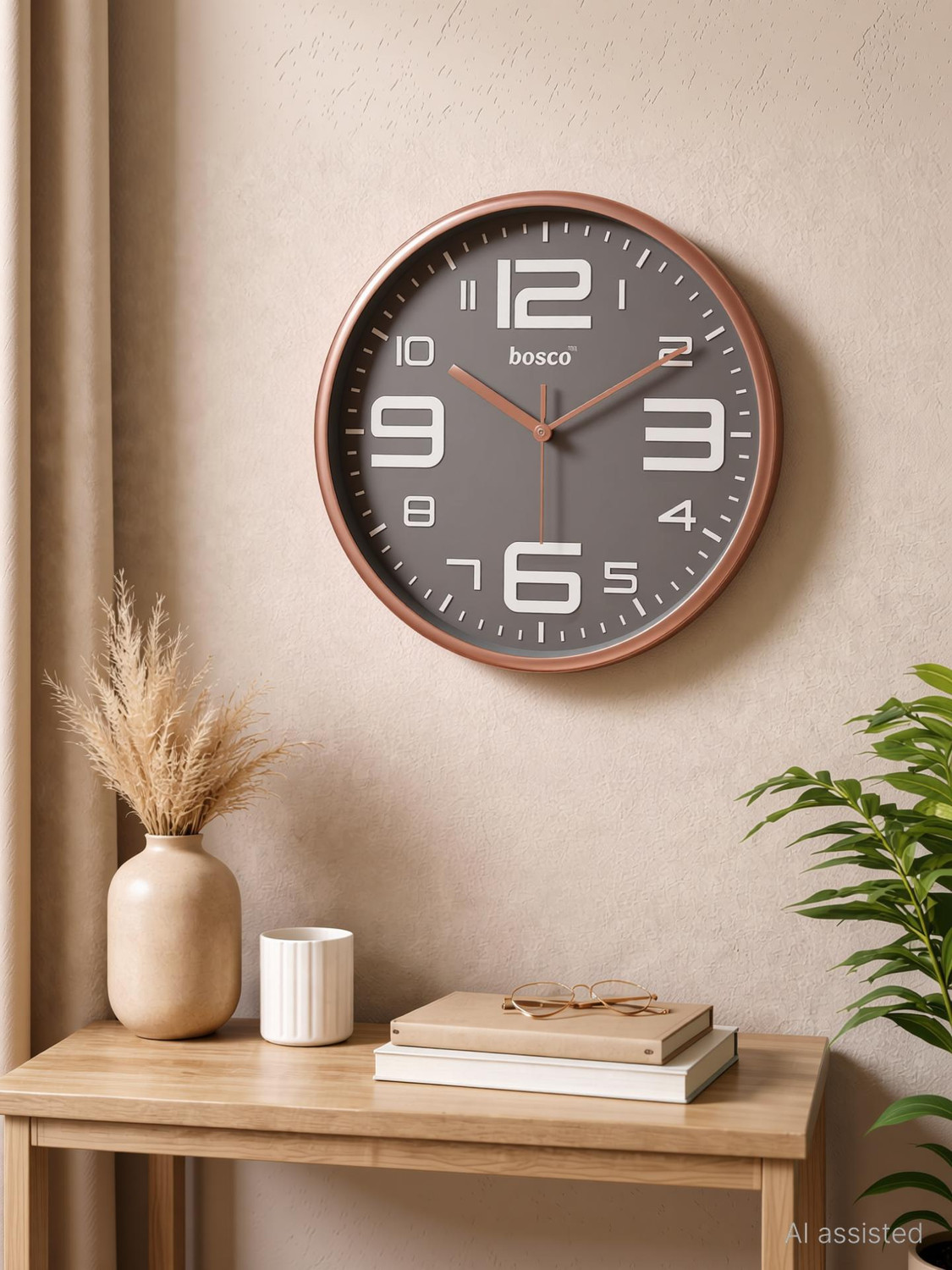 Image of BOSCO Analog 30 cm X 30 cm Wall Clock