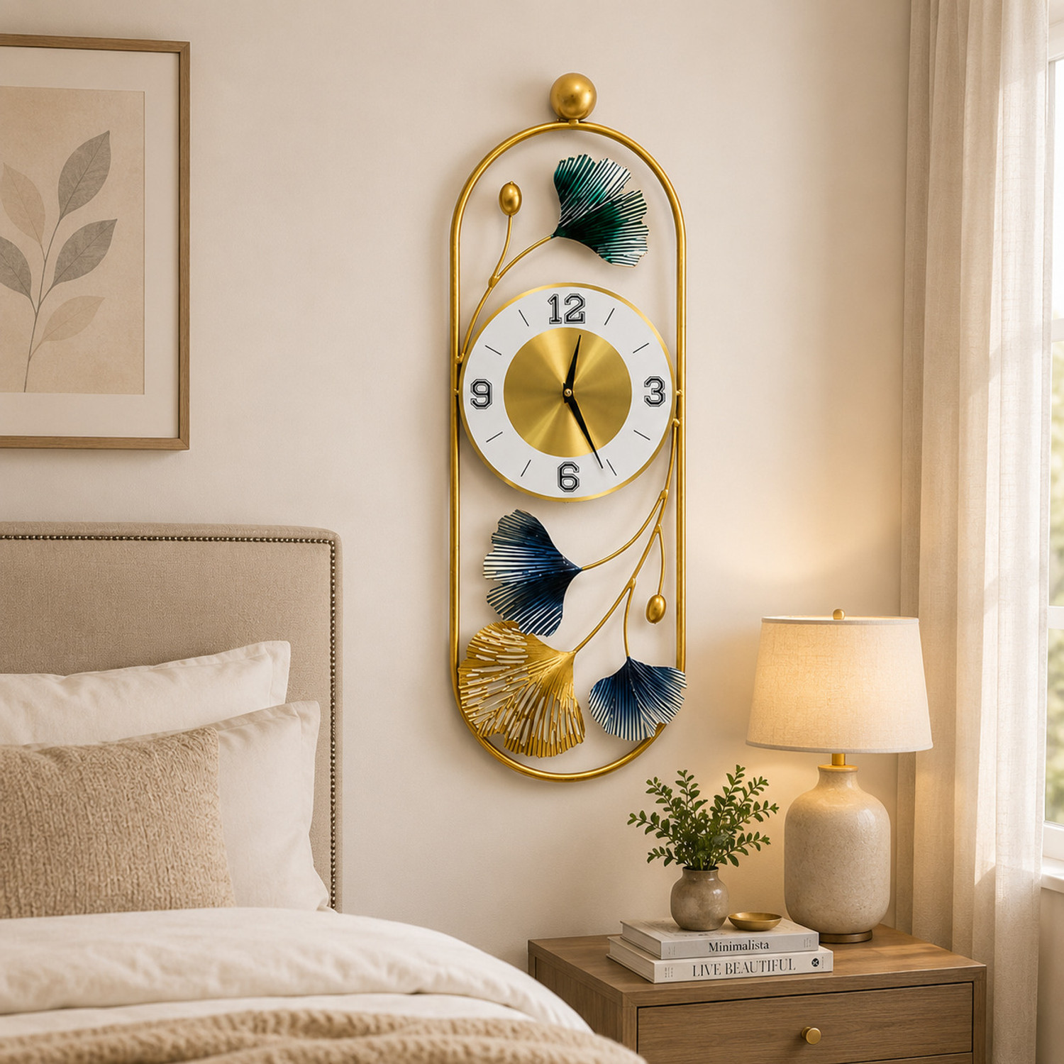 Image of Funterest Analog 10 cm X 22.5 cm Wall Clock (Multicolor, Without Glass, Standard)