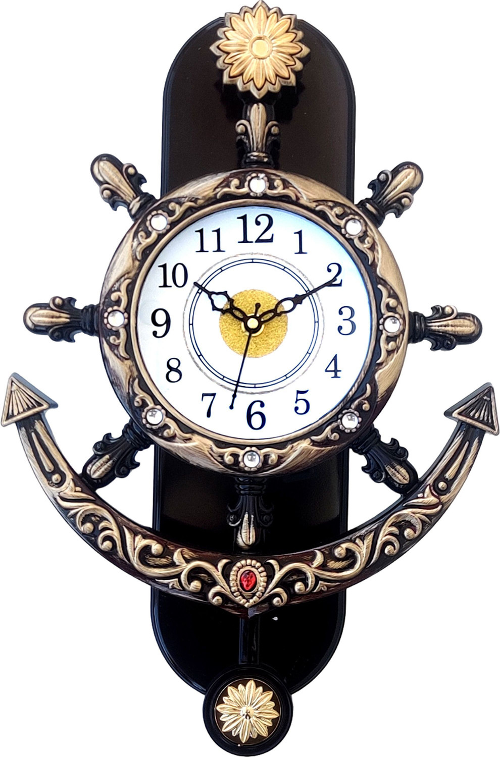 Image of Factorywala Analog 40 cm X 30 cm Wall Clock