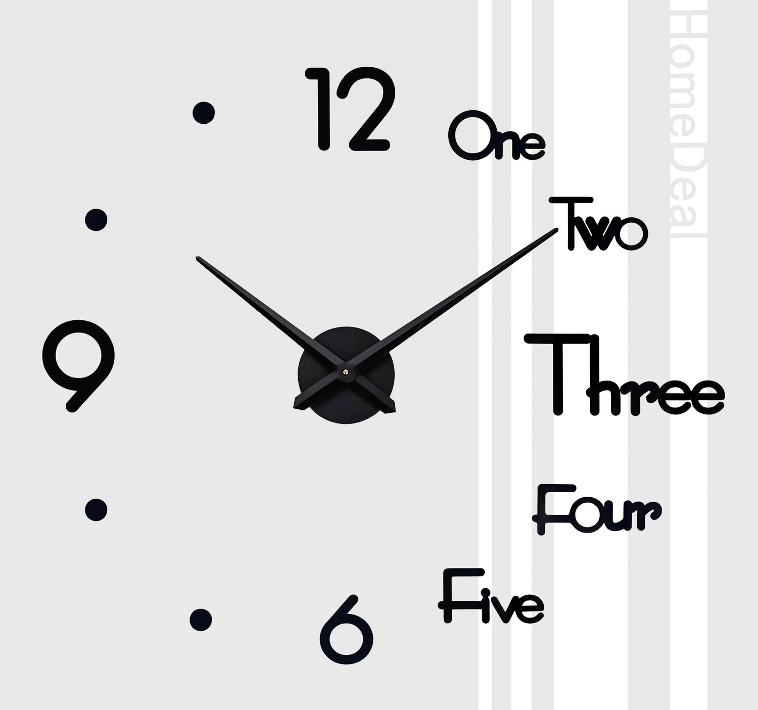 Image of HomeDeal Analog 64 cm X 64 cm Wall Clock