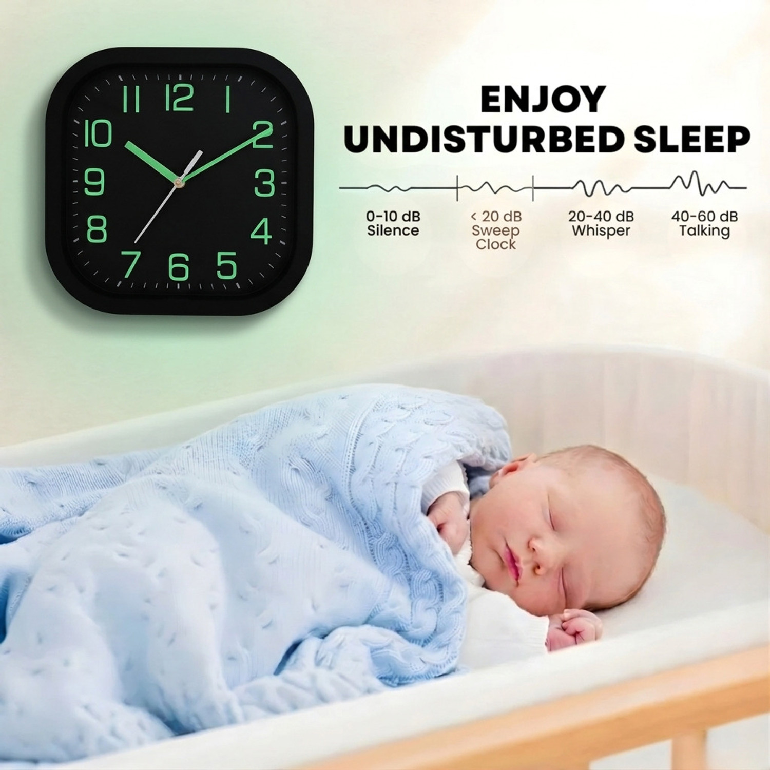 Image of Zyoraelite Analog 30 cm X 30 cm Wall Clock
