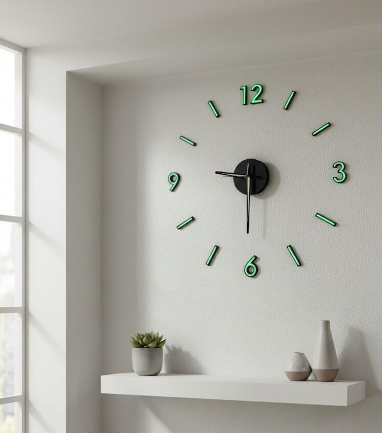 Image of Cozyloom Analog 60 cm X 60 cm Wall Clock