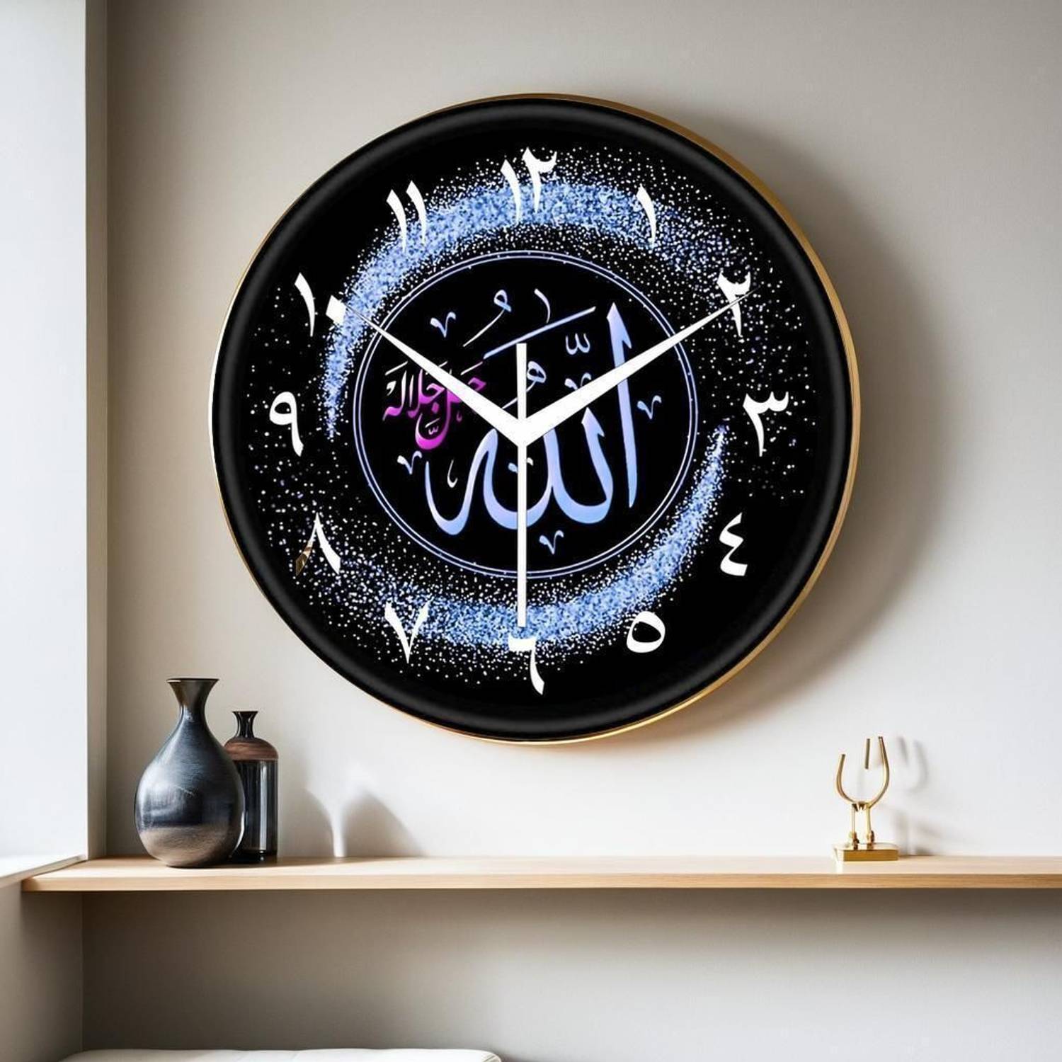 pari enterprises Analog 25 cm X 25 cm Wall Clock (Multicolor, Wit