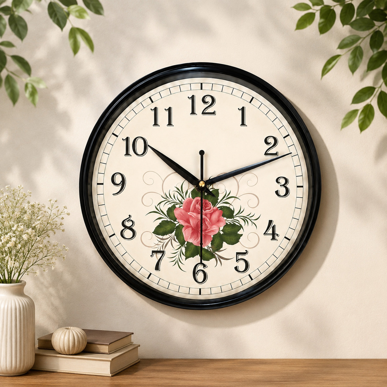 Image of fams Analog 26 cm X 26 cm Wall Clock