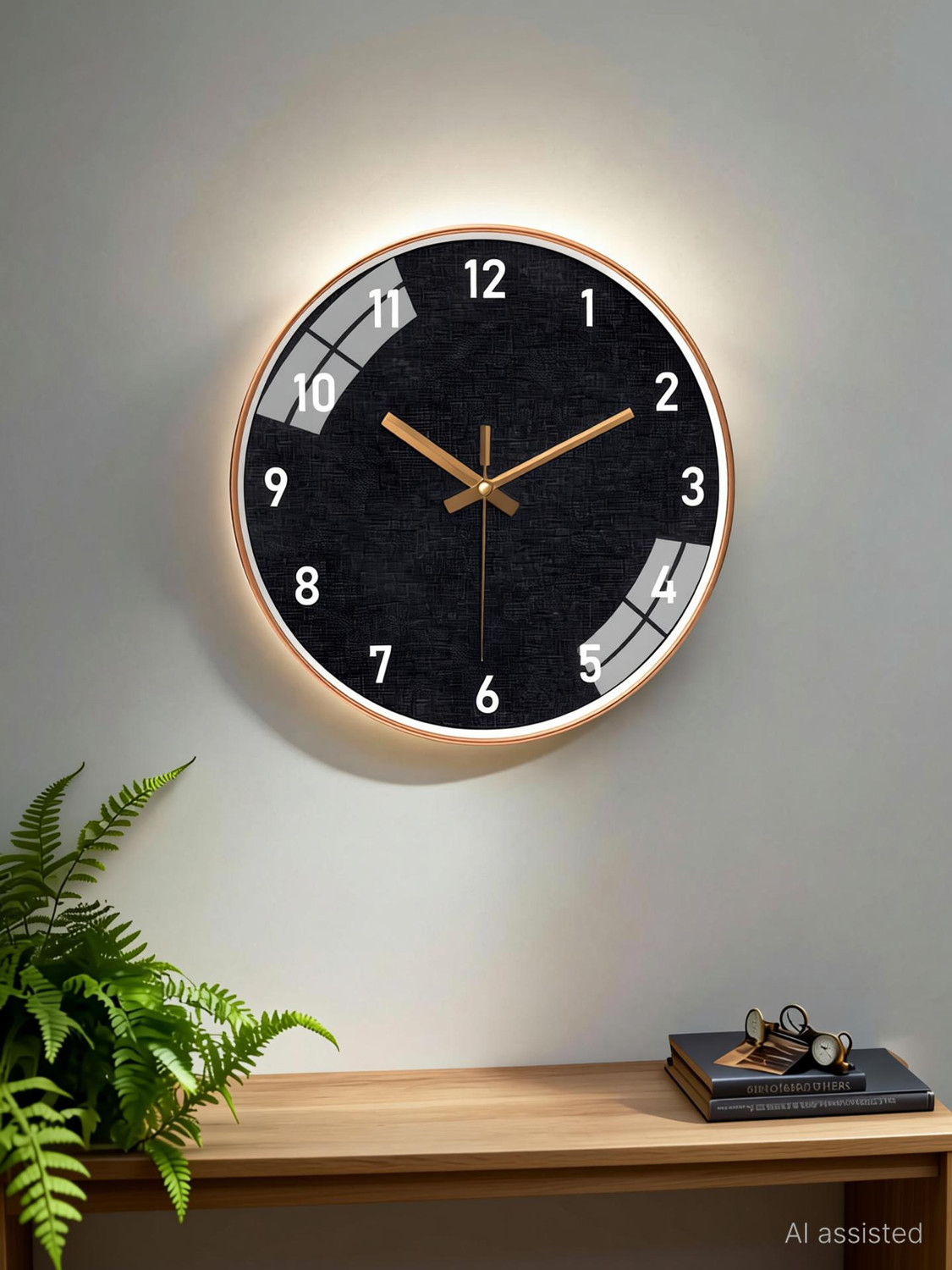 Image of GINOYABROTHERS Analog 30 cm X 30 cm Wall Clock