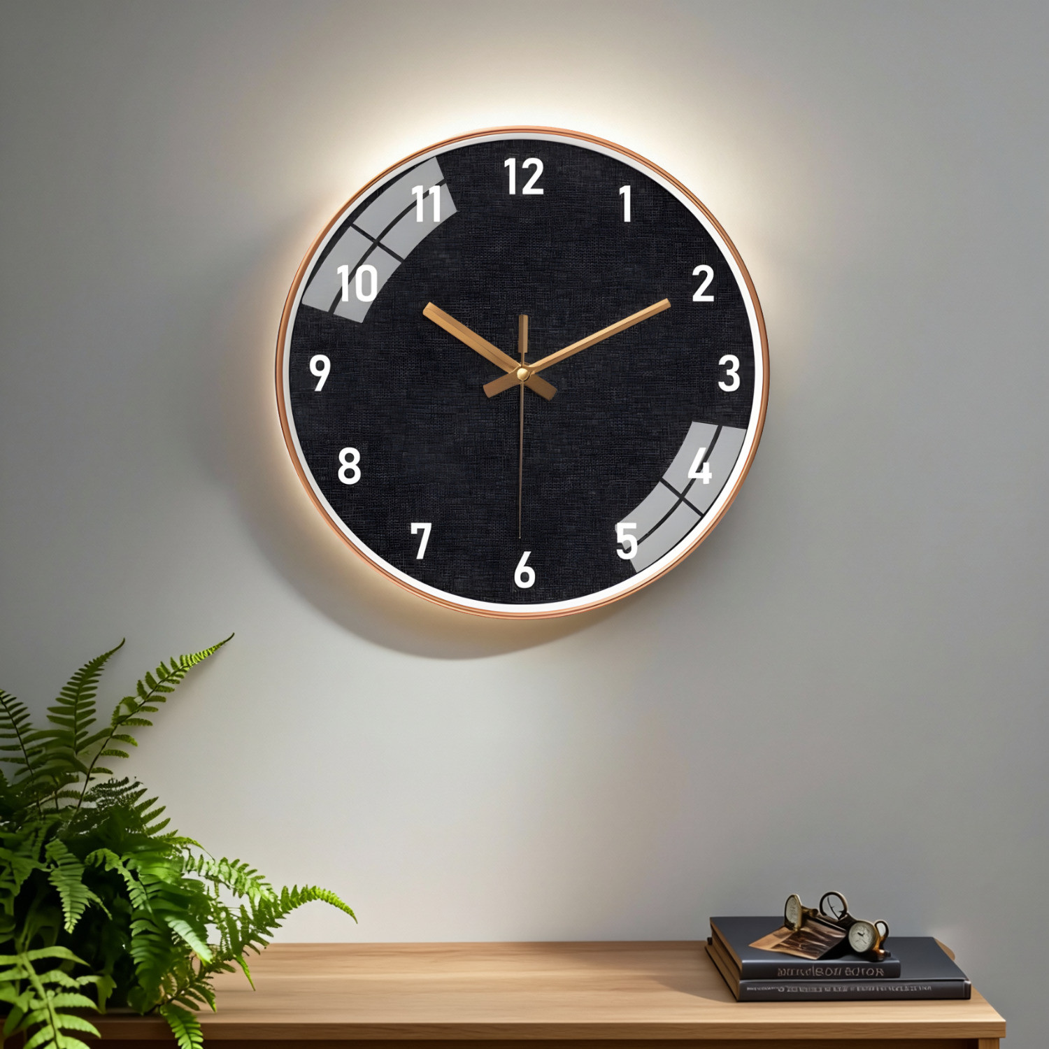 Image of GINOYABROTHERS Analog 30 cm X 30 cm Wall Clock
