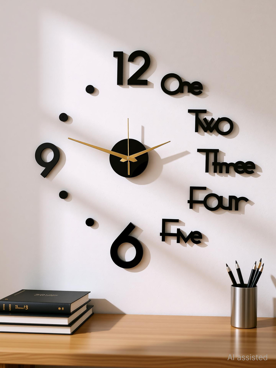 Image of Quicktime Analog 70 cm X 70 cm Wall Clock