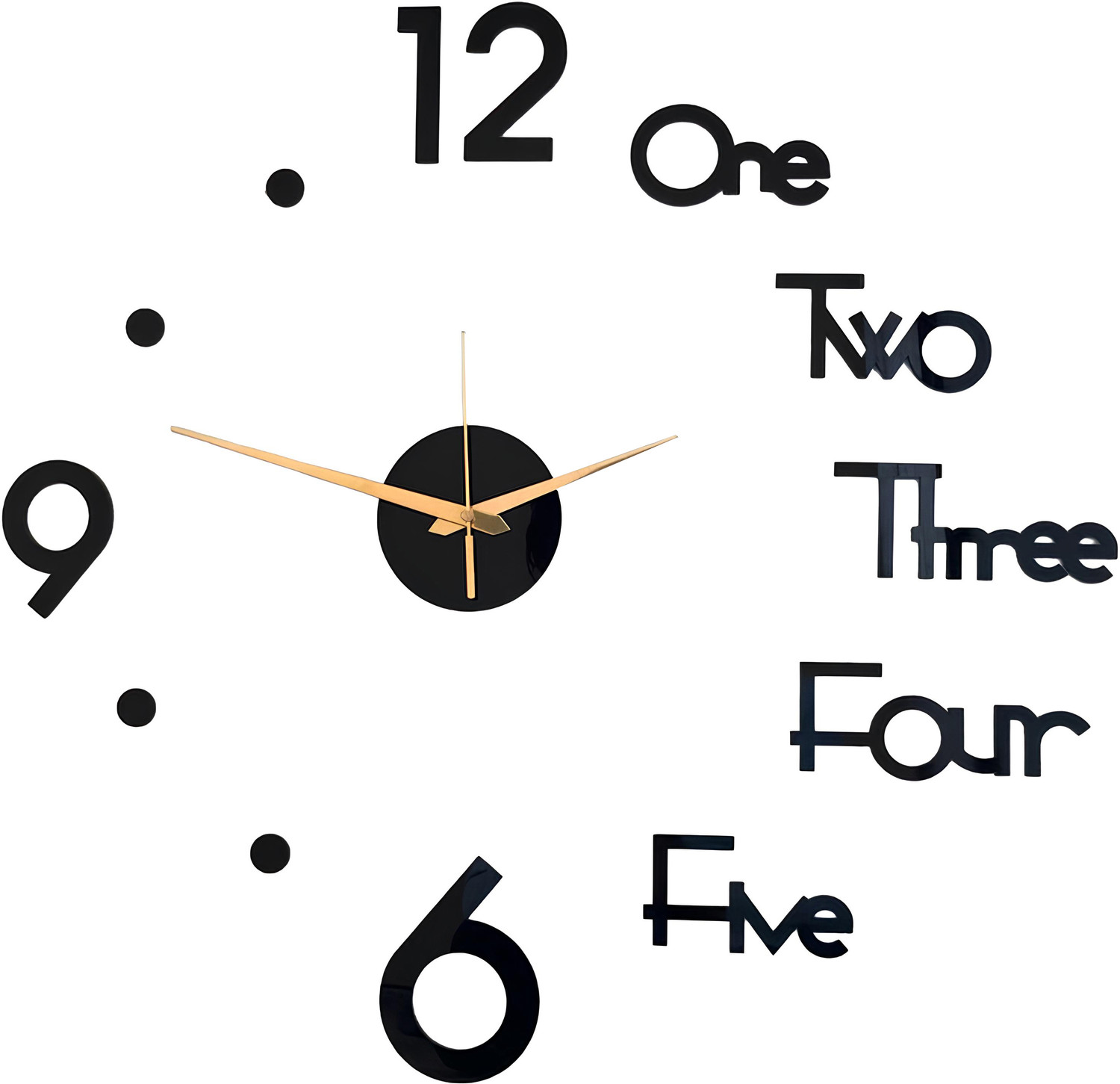 Image of Quicktime Analog 70 cm X 70 cm Wall Clock