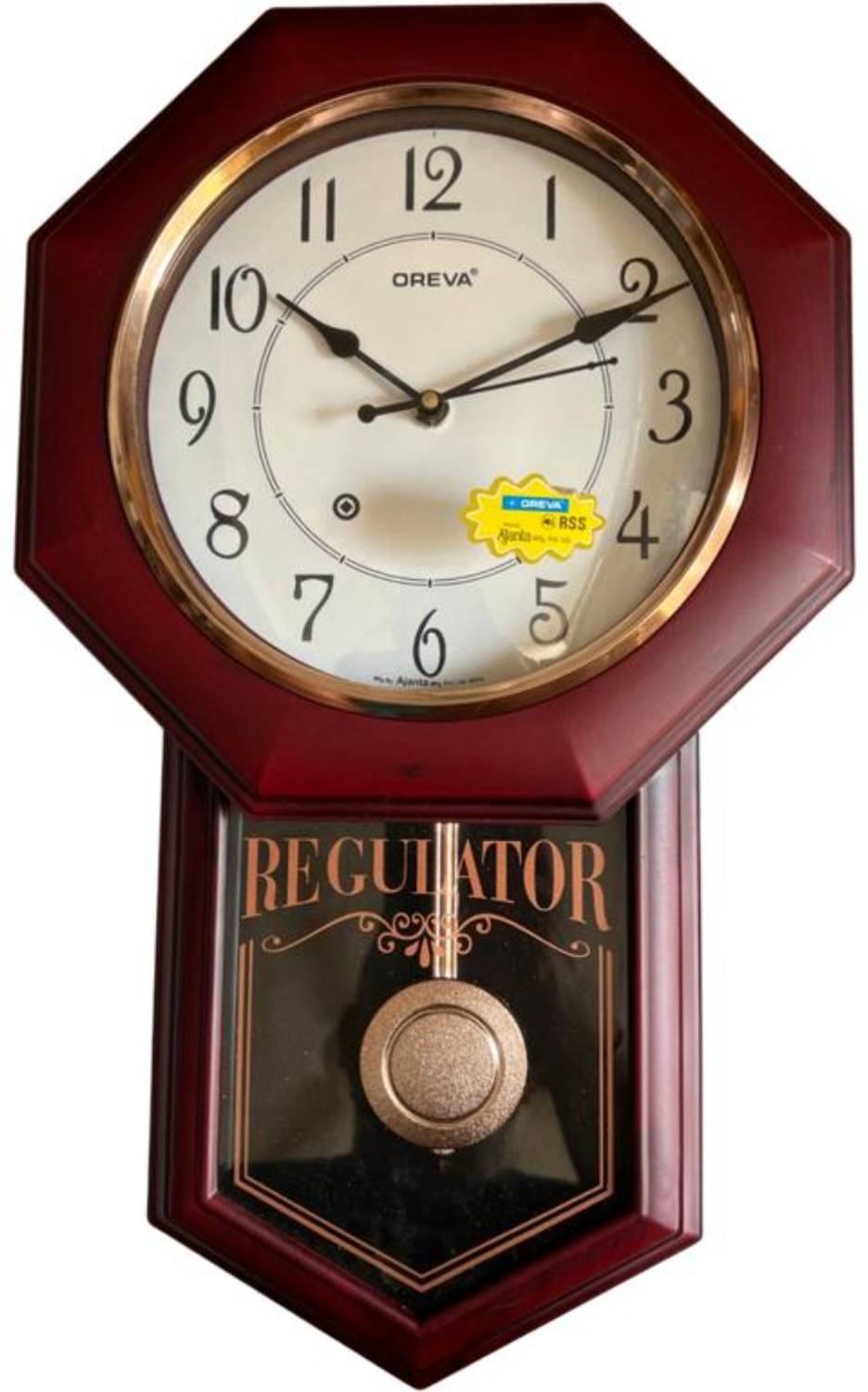 AJANTA Analog 45 cm X 25 cm Wall Clock