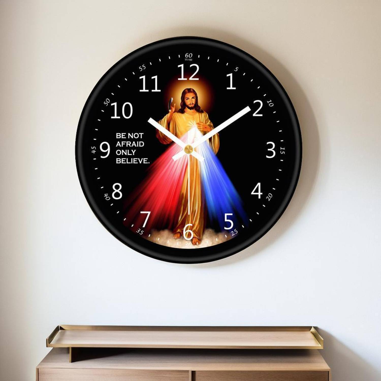 TrendsTube Analog 25 cm X 25 cm Wall Clock (Brown, With Glass, St