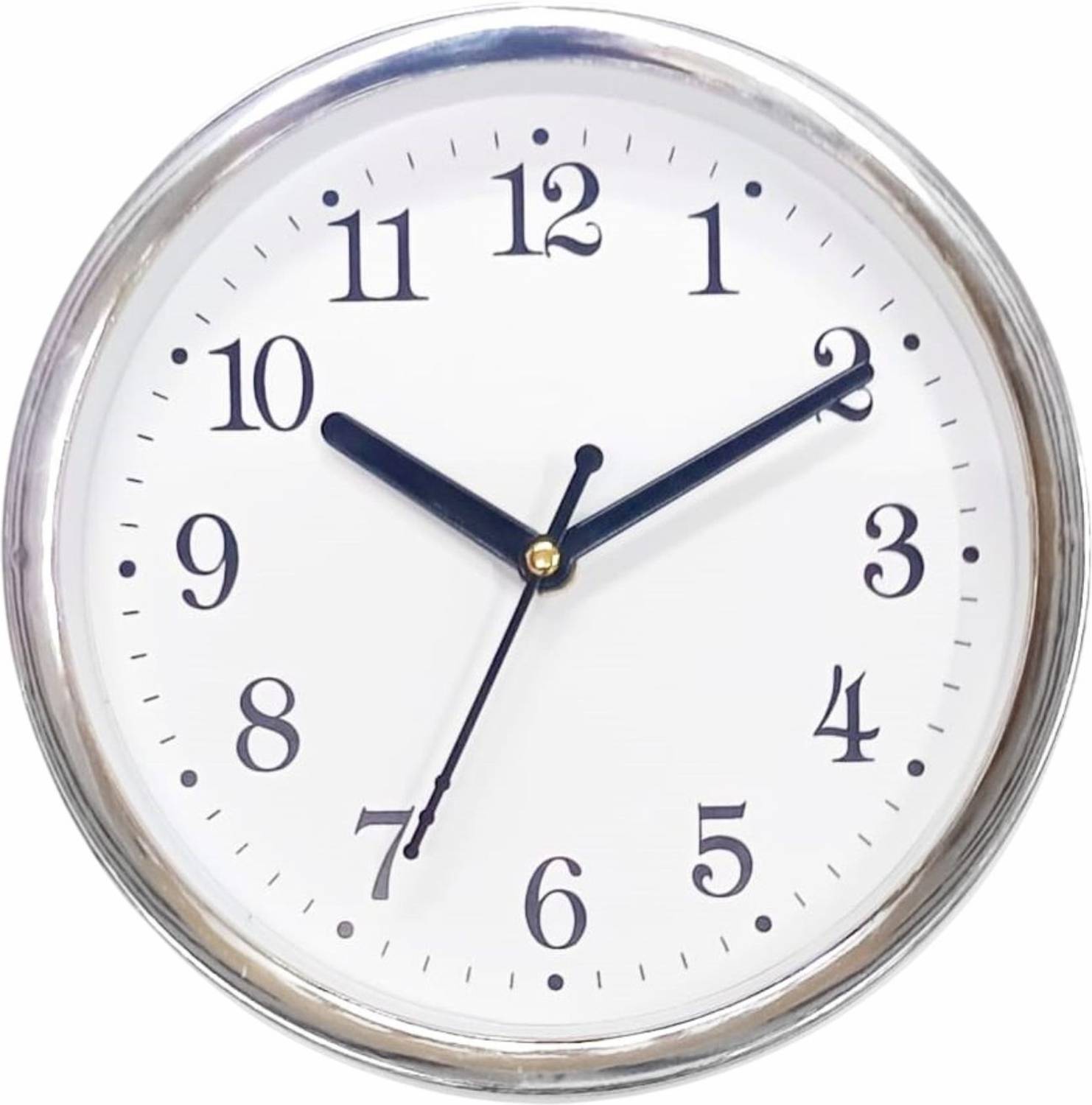 PAVAN Analog 10 cm X 20 cm Wall Clock (White, With Glass, Standar