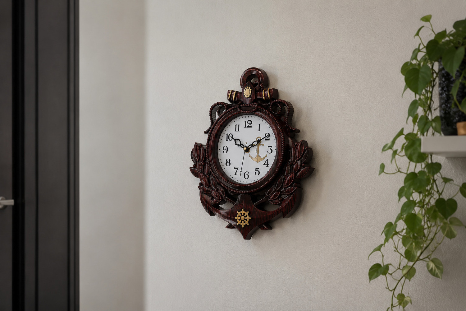 Image of Luxora Analog 30.5 cm X 28 cm Wall Clock