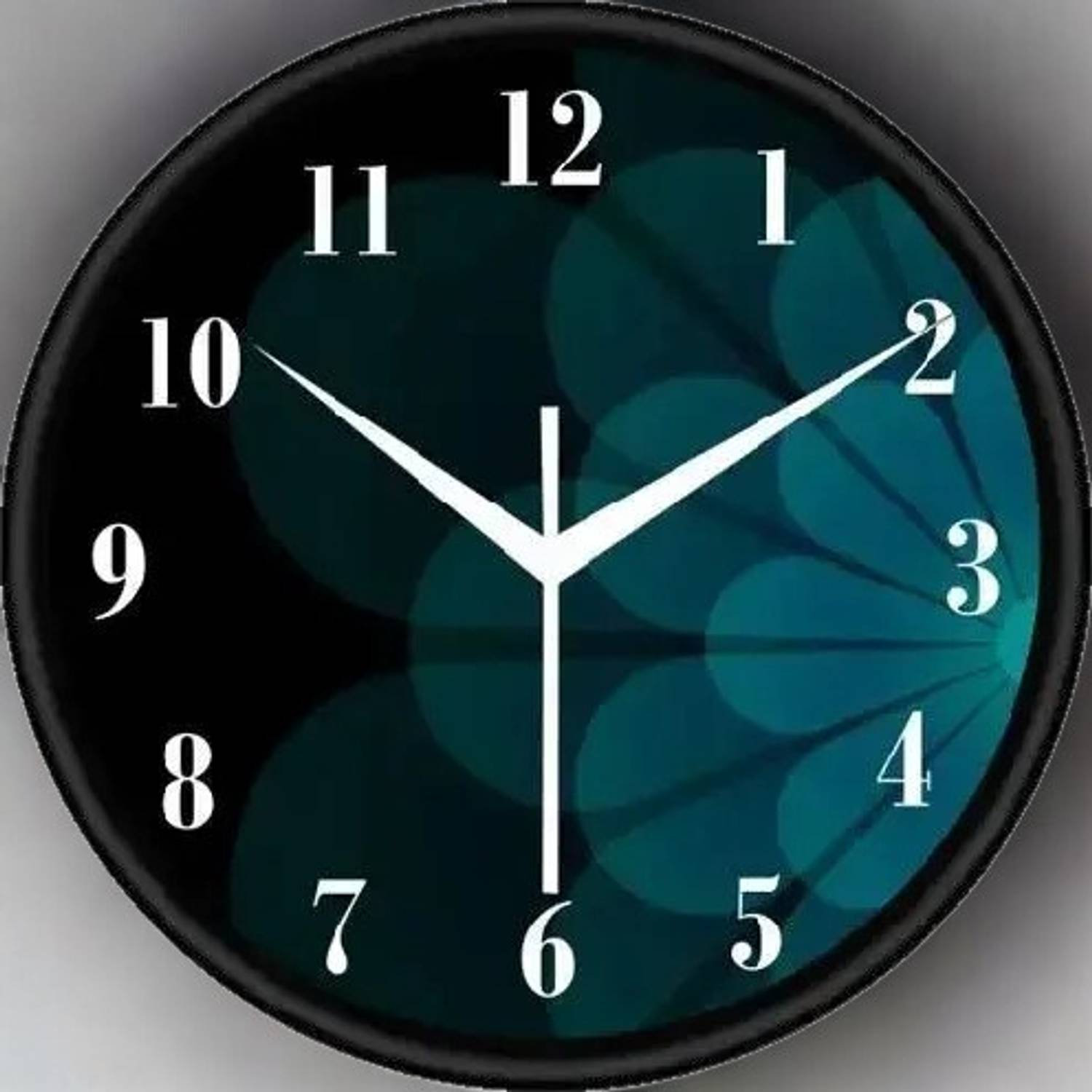 Aashish.Enterprises Analog 25 cm X 25 cm Wall Clock (Grey, With G