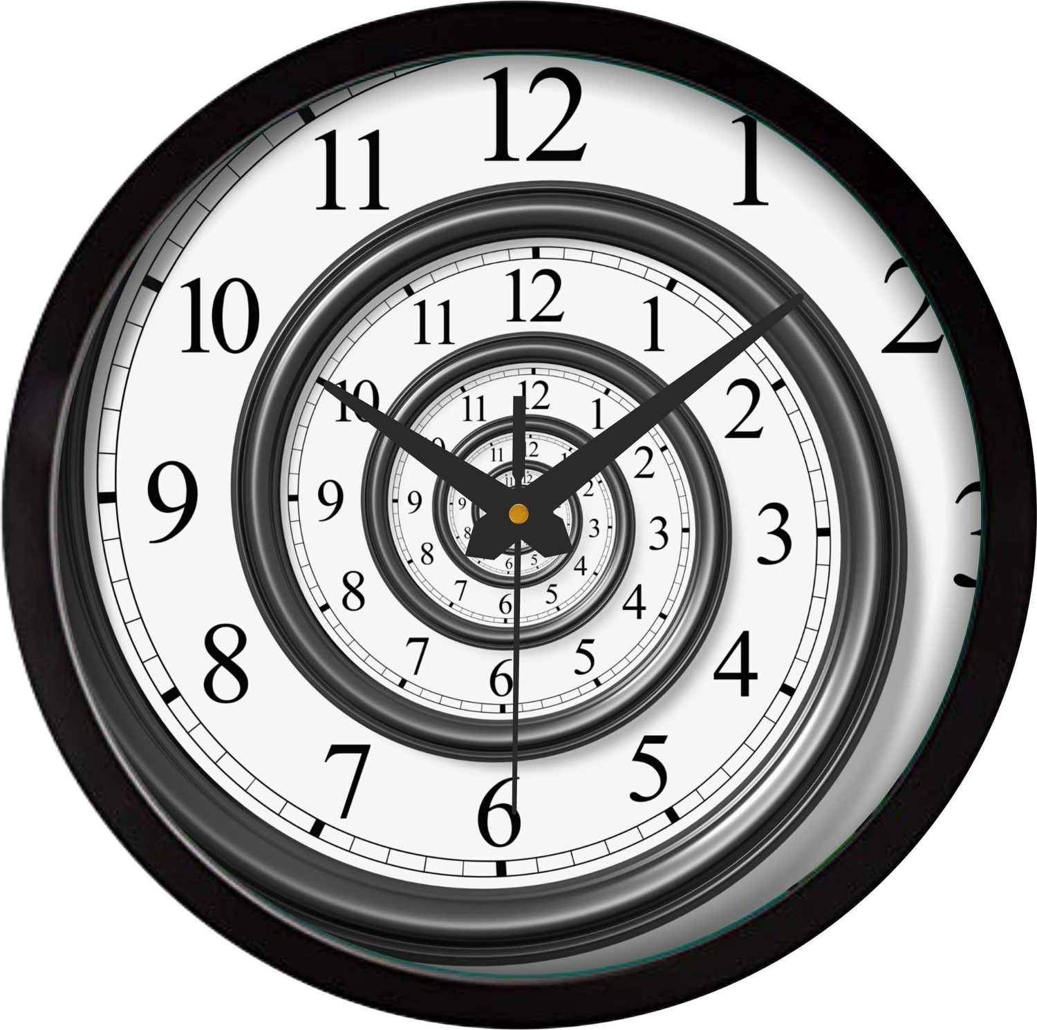 Image of CRAFTSJAGDAMBA Analog 25 cm X 25 cm Wall Clock