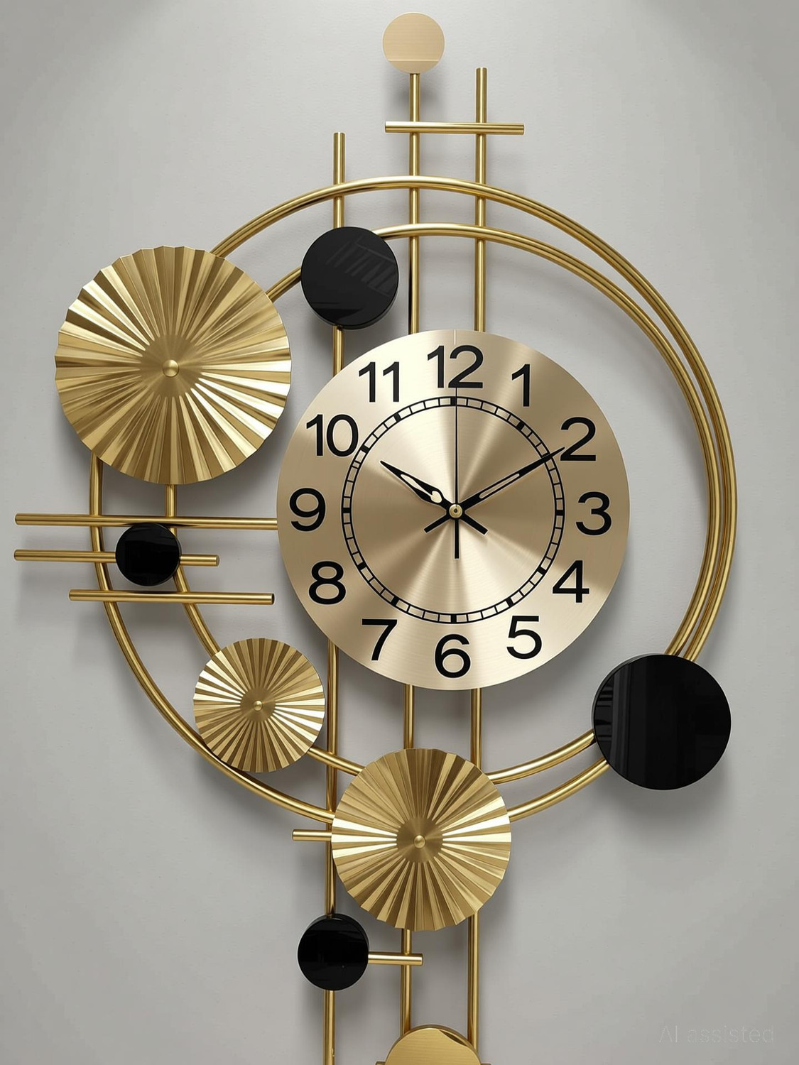 Image of Unique Star M S Analog 54 cm X 70 cm Wall Clock
