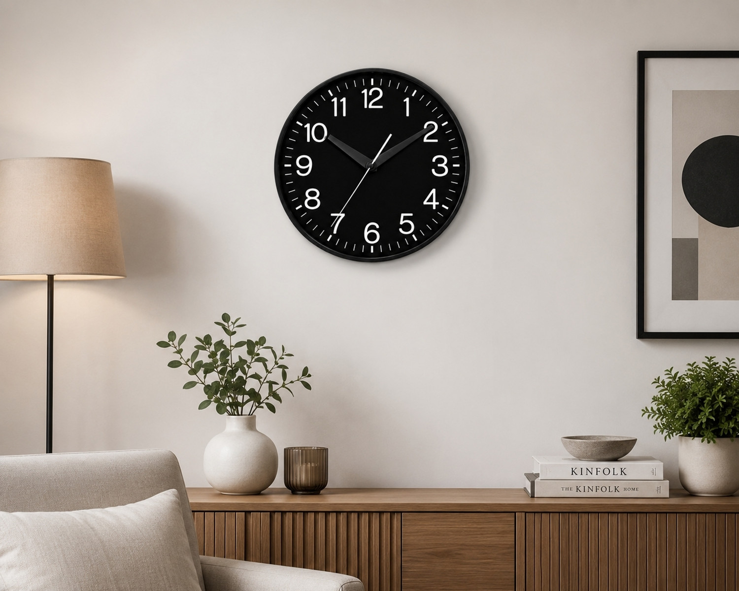 Image of Akhilcrafting Analog 20.5 cm X 20.5 cm Wall Clock