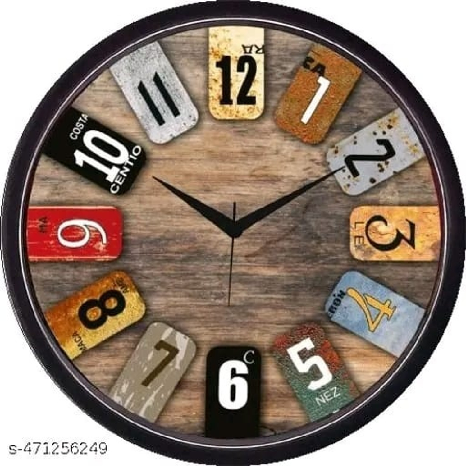 Image of AshaShine Analog 25 cm X 25 cm Wall Clock