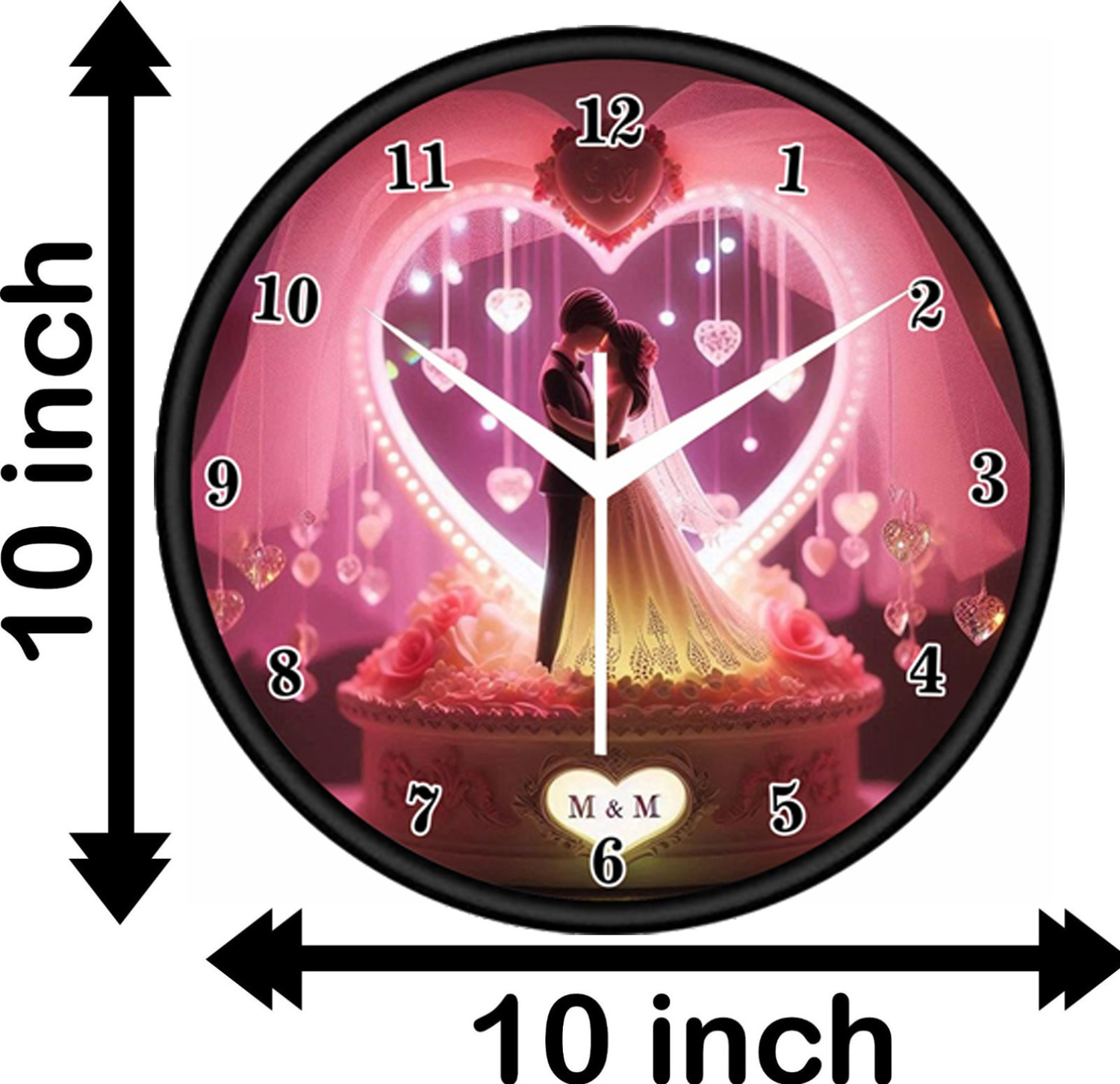 Image of Sumitraandcraft Analog 25 cm X 25 cm Wall Clock