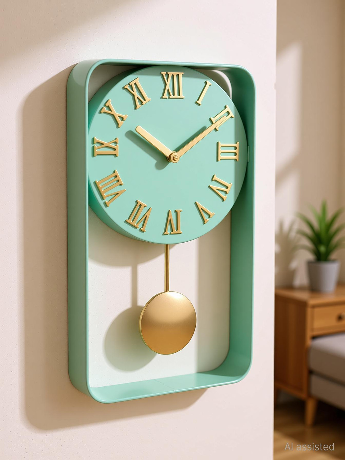 Image of Flipkart SmartBuy Analog 34 cm X 18.5 cm Wall Clock