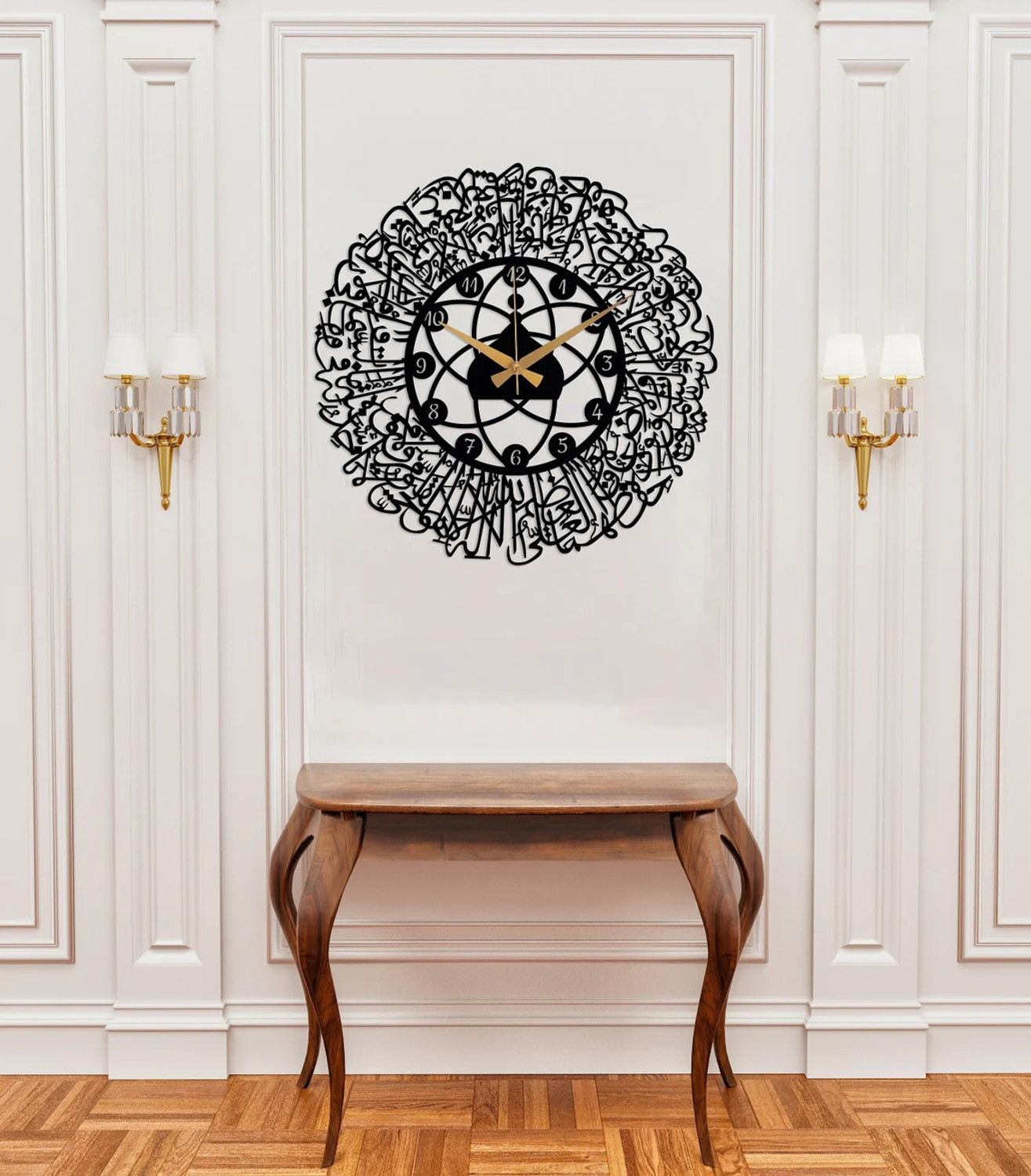 Image of EdenSoul Analog 50 cm X 50 cm Wall Clock