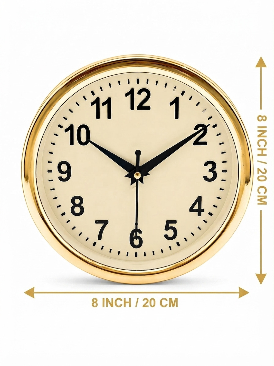 Image of PAVAN Analog 10 cm X 20 cm Wall Clock