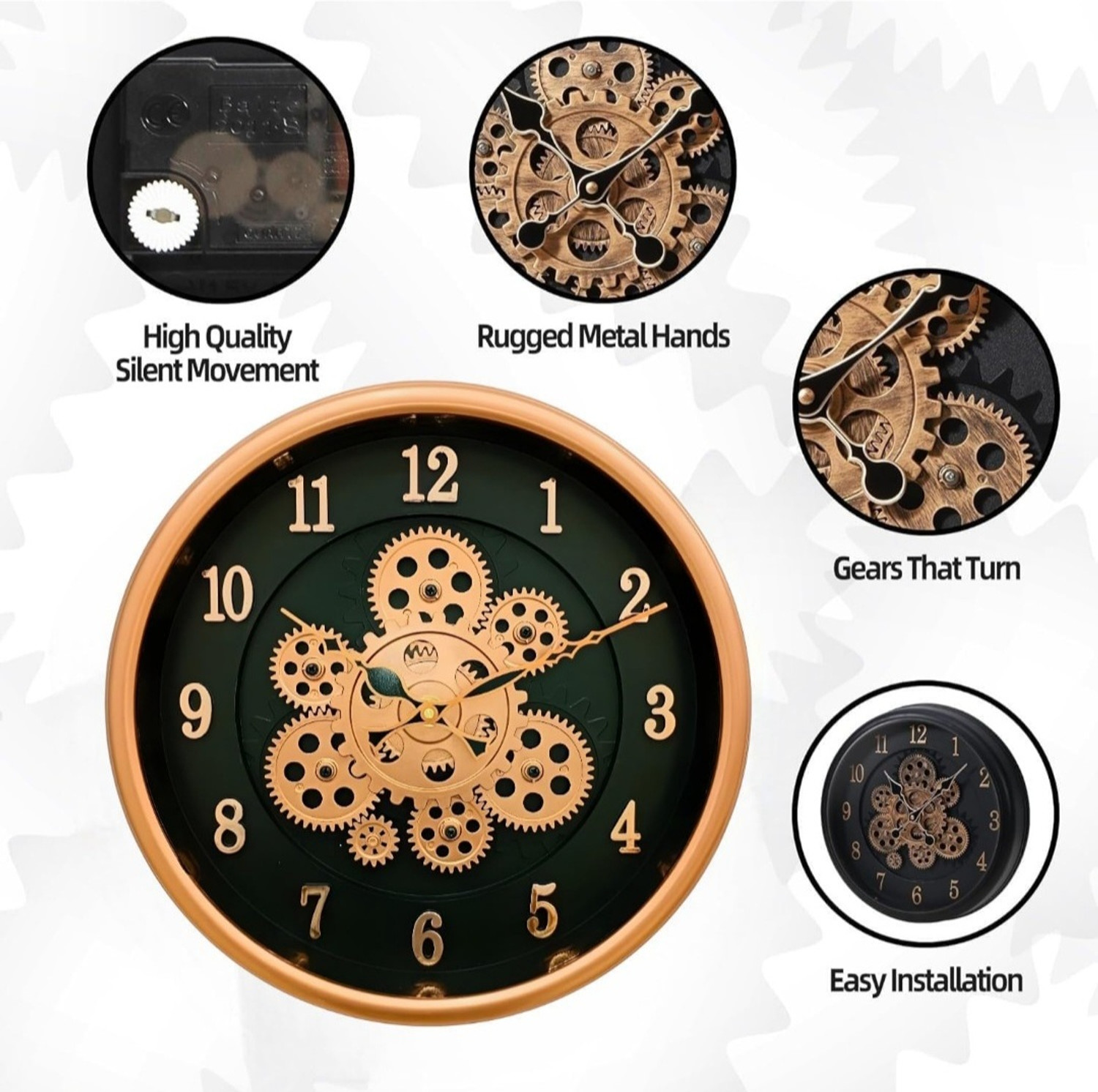 Image of milanwatchhouse Analog 35 cm X 35 cm Wall Clock