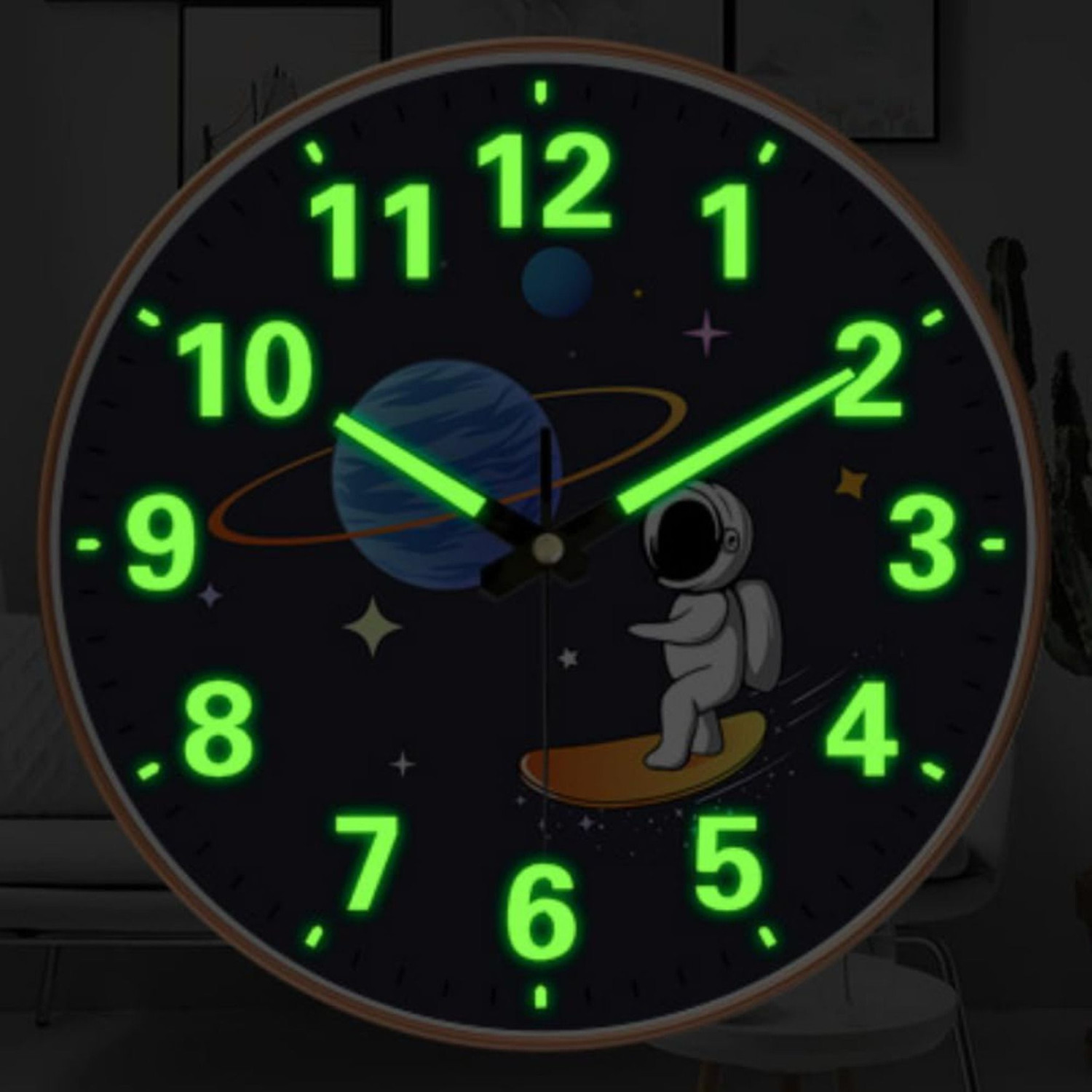 Image of GINOYABROTHERS Analog 30 cm X 30 cm Wall Clock