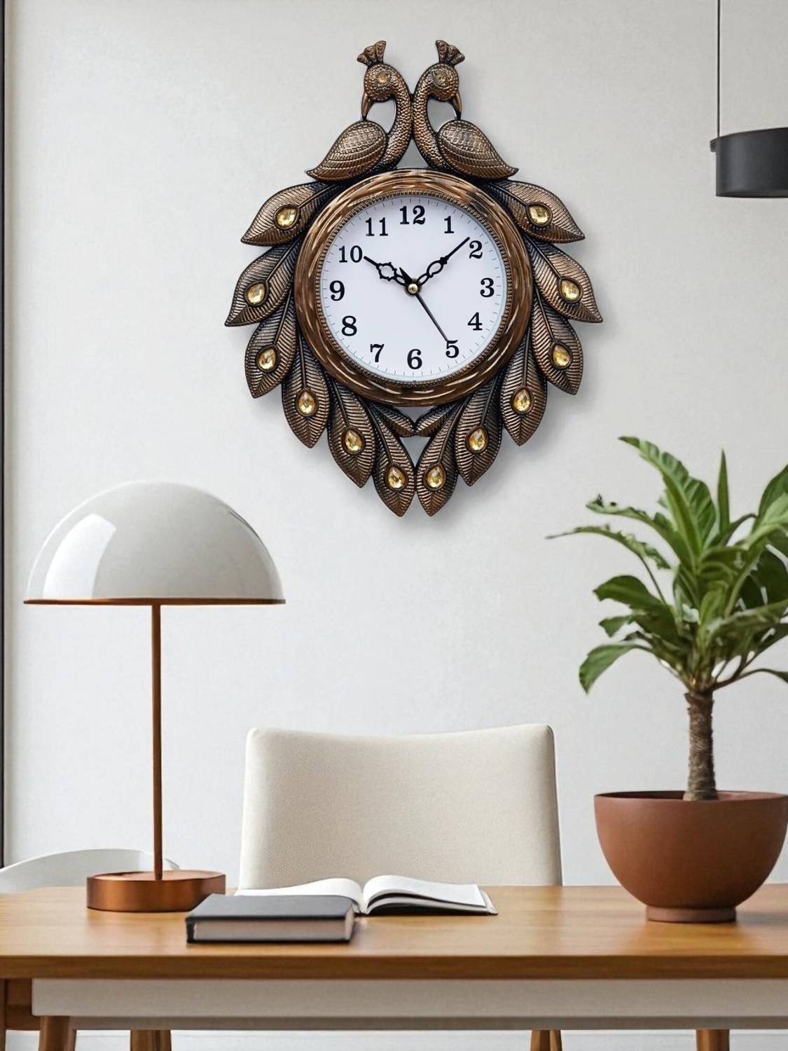 advikcraft Analog 22 cm X 22 cm Wall Clock