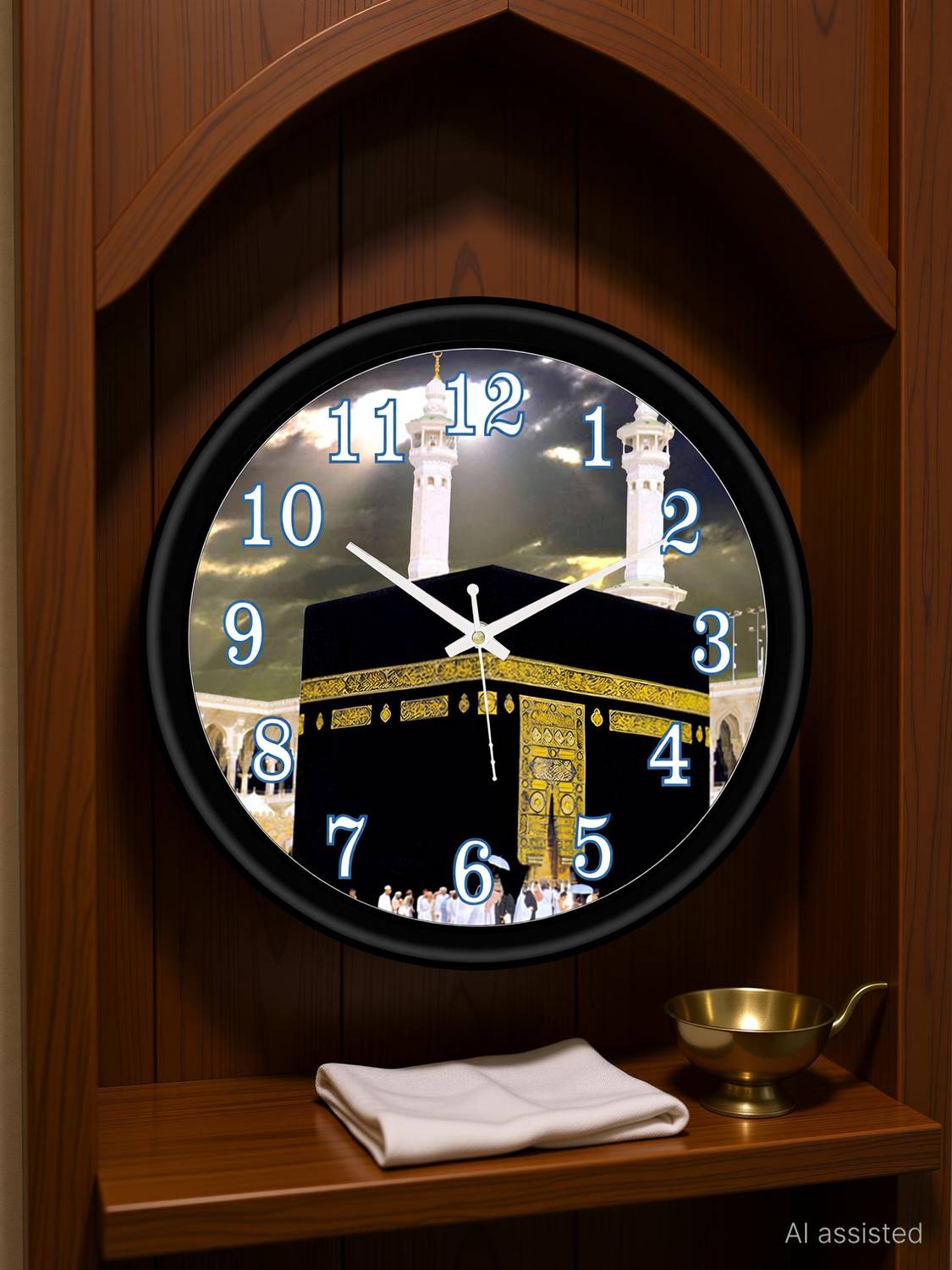 AtEvent Analog 25 cm X 25 cm Wall Clock