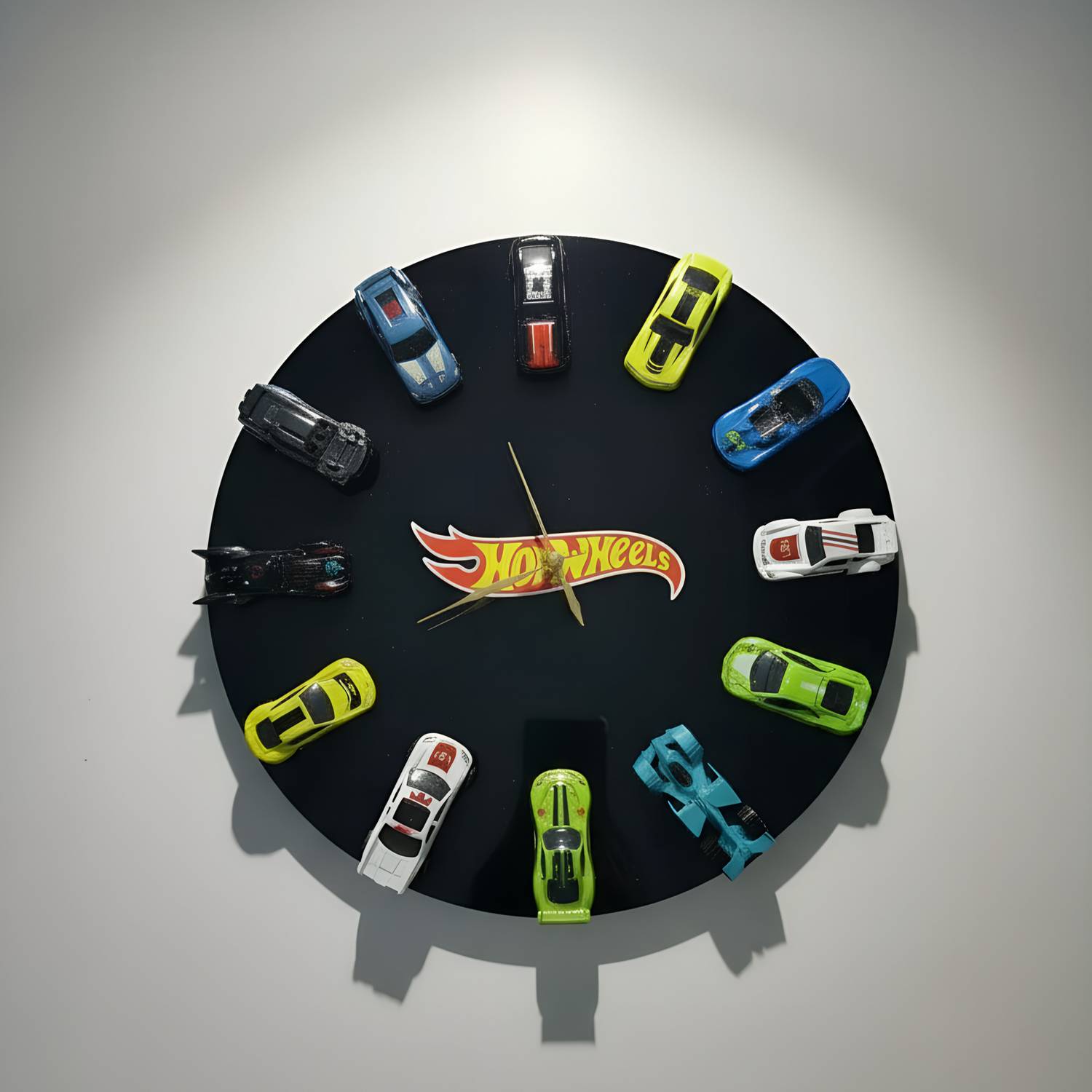 Fancy 11x41 cm Black Wall Clock - Image 3