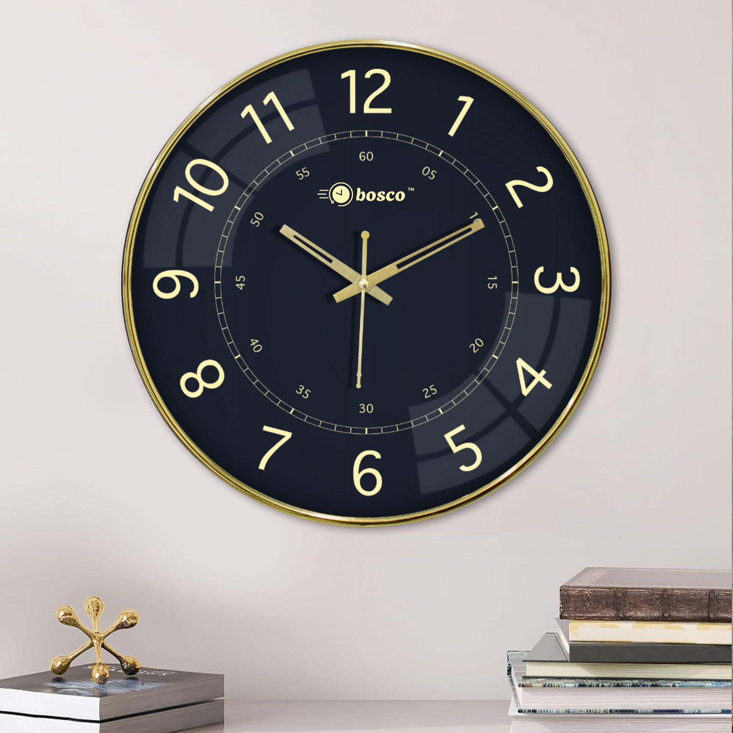 Image of BOSCO Analog 33 cm X 33 cm Wall Clock