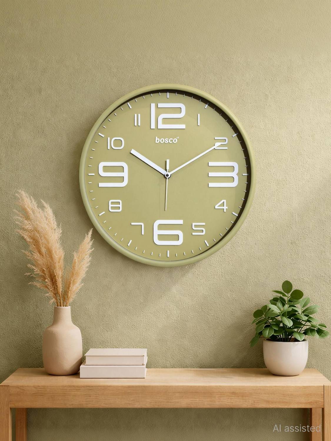 BOSCO Analog 30 cm X 30 cm Wall Clock