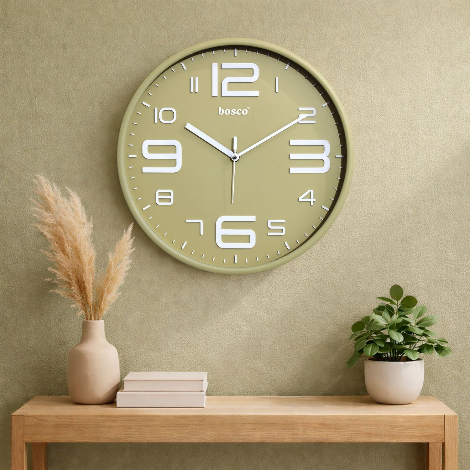 Image of BOSCO Analog 30 cm X 30 cm Wall Clock