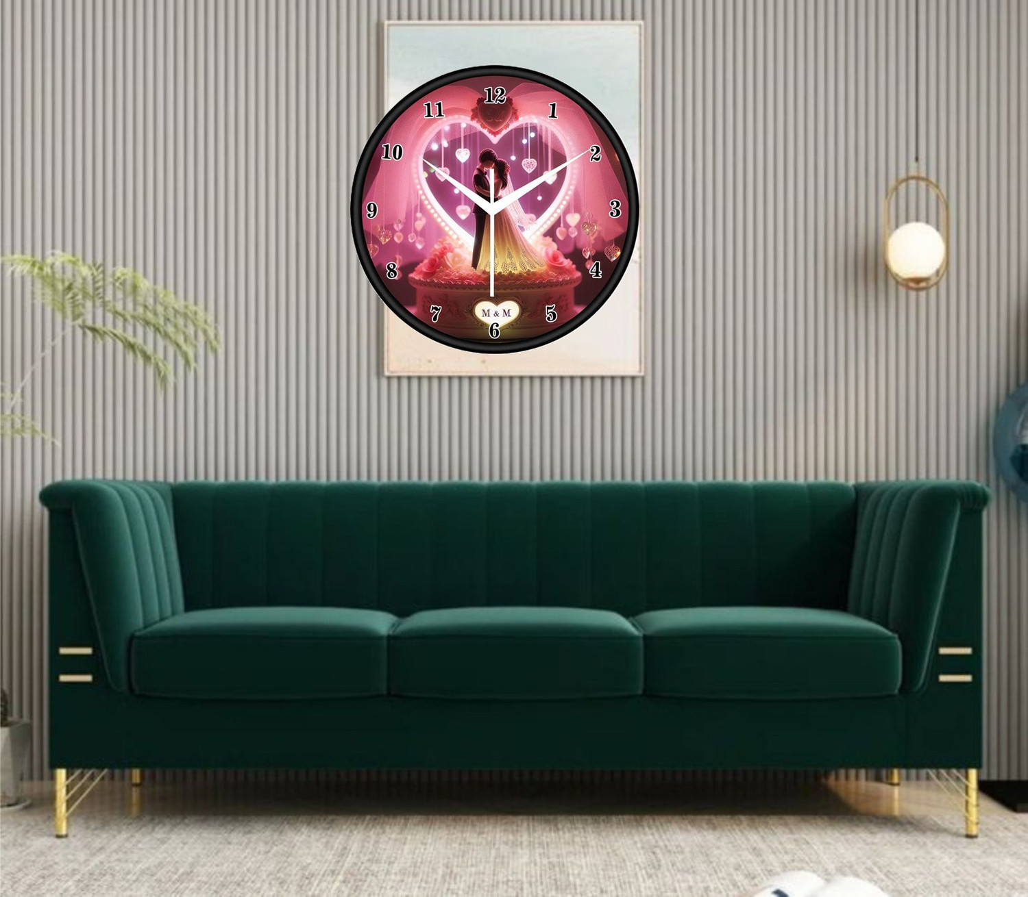 Image of Sumitraandcraft Analog 25 cm X 25 cm Wall Clock
