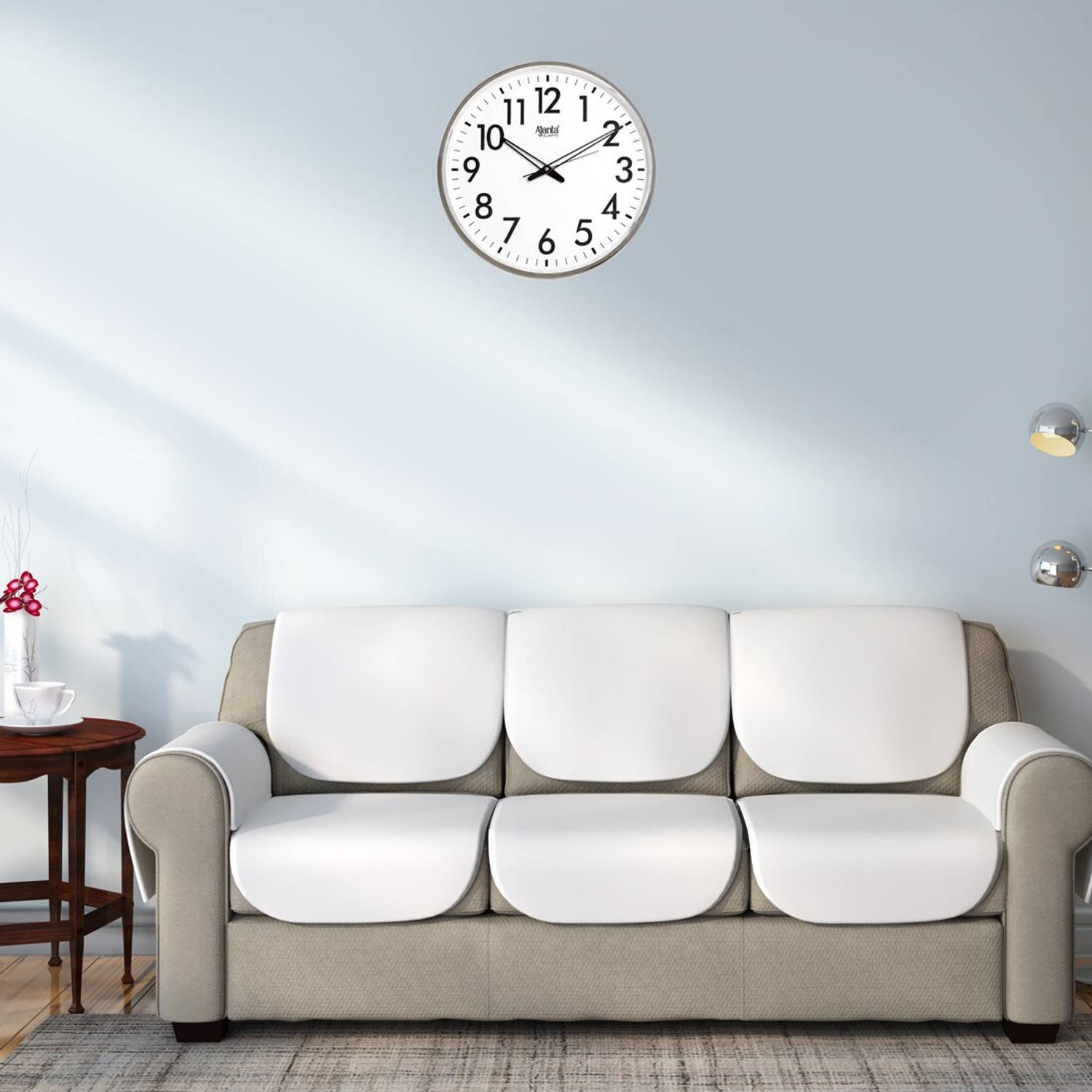 AJANTA 32cm x 32cm Analog Wall Clock - Image 2