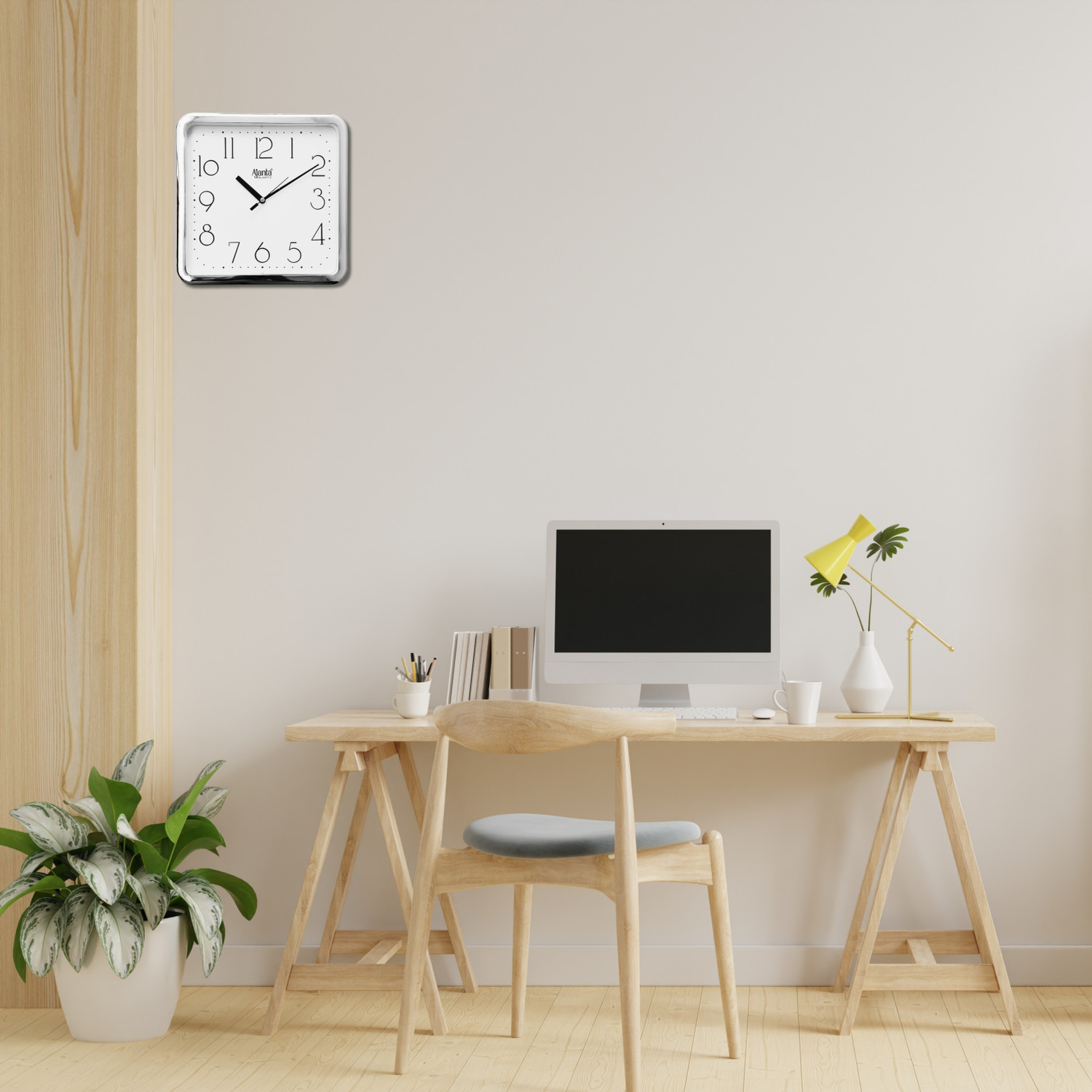 Image of AJANTA Analog 24 cm X 24 cm Wall Clock
