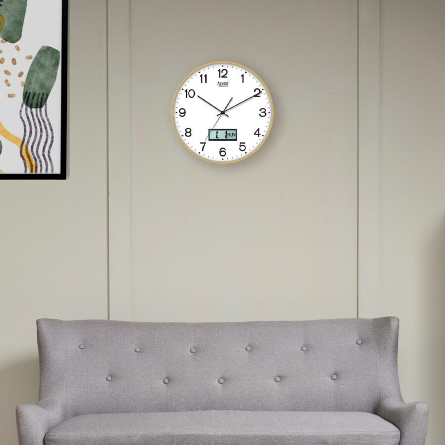 Image of AJANTA Analog 41 cm X 41 cm Wall Clock