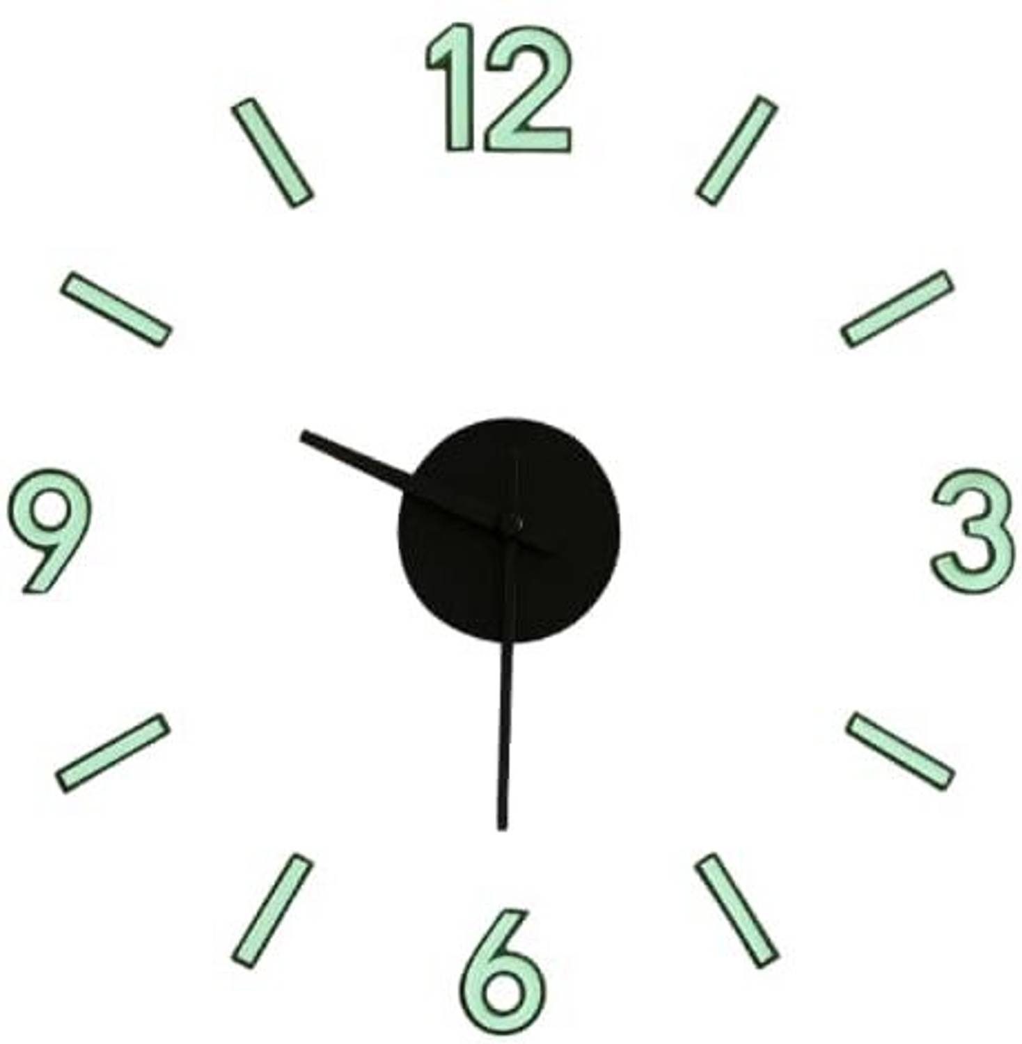 Cozyloom 60x60 cm Black Wall Clock - Image 4