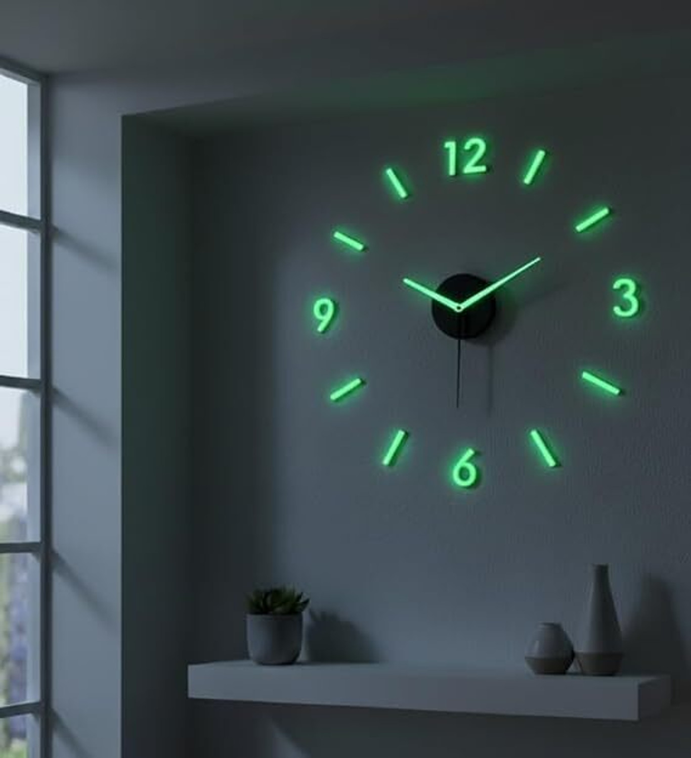 Image of Cozyloom Analog 60 cm X 60 cm Wall Clock
